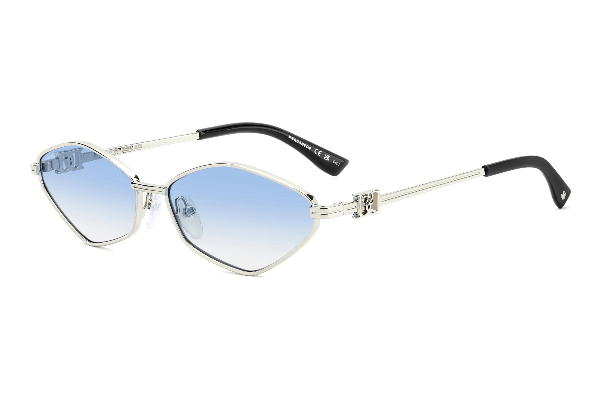 Dsquared2 D2 0225/S 010/ST AZURE SHADEDPALLADIUM Dsquared2 D2 0225/S 010/ST AZURE SHADEDPALLADIUM