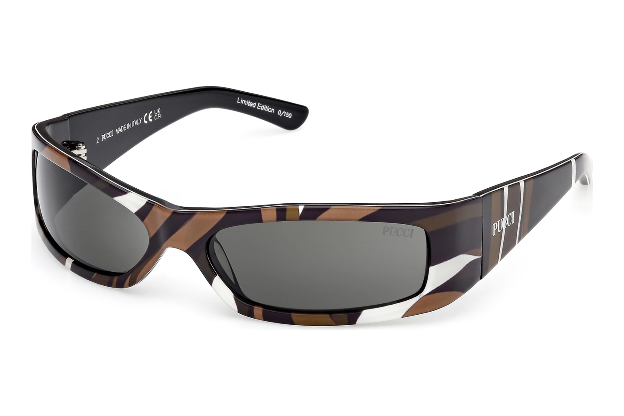 Emilio Pucci EP0240 99A grauAnimalier/Muster Emilio Pucci EP0240 99A grauAnimalier/Muster