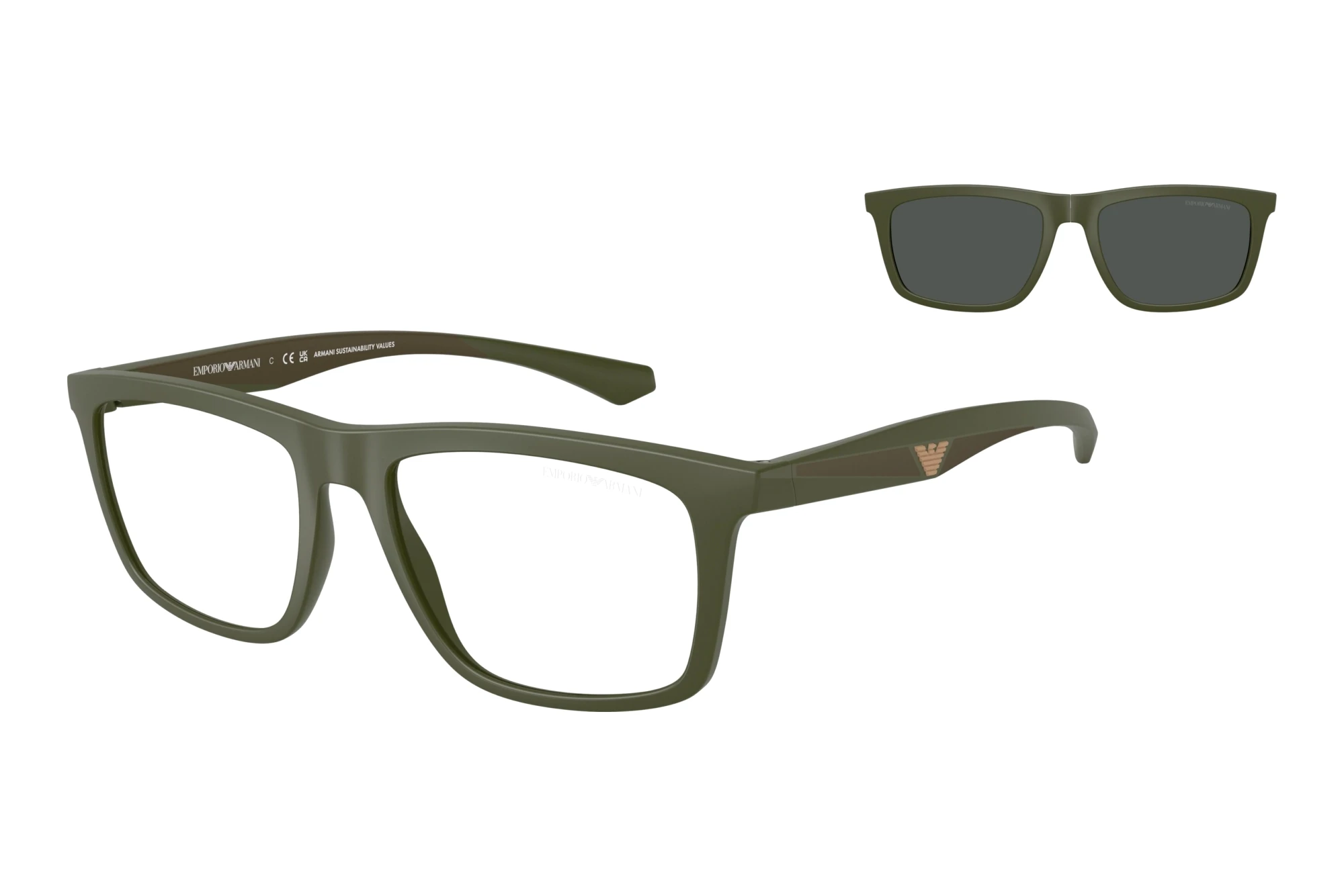 Emporio Armani EA4235 61841W ClearMatte Green Emporio Armani EA4235 61841W ClearMatte Green