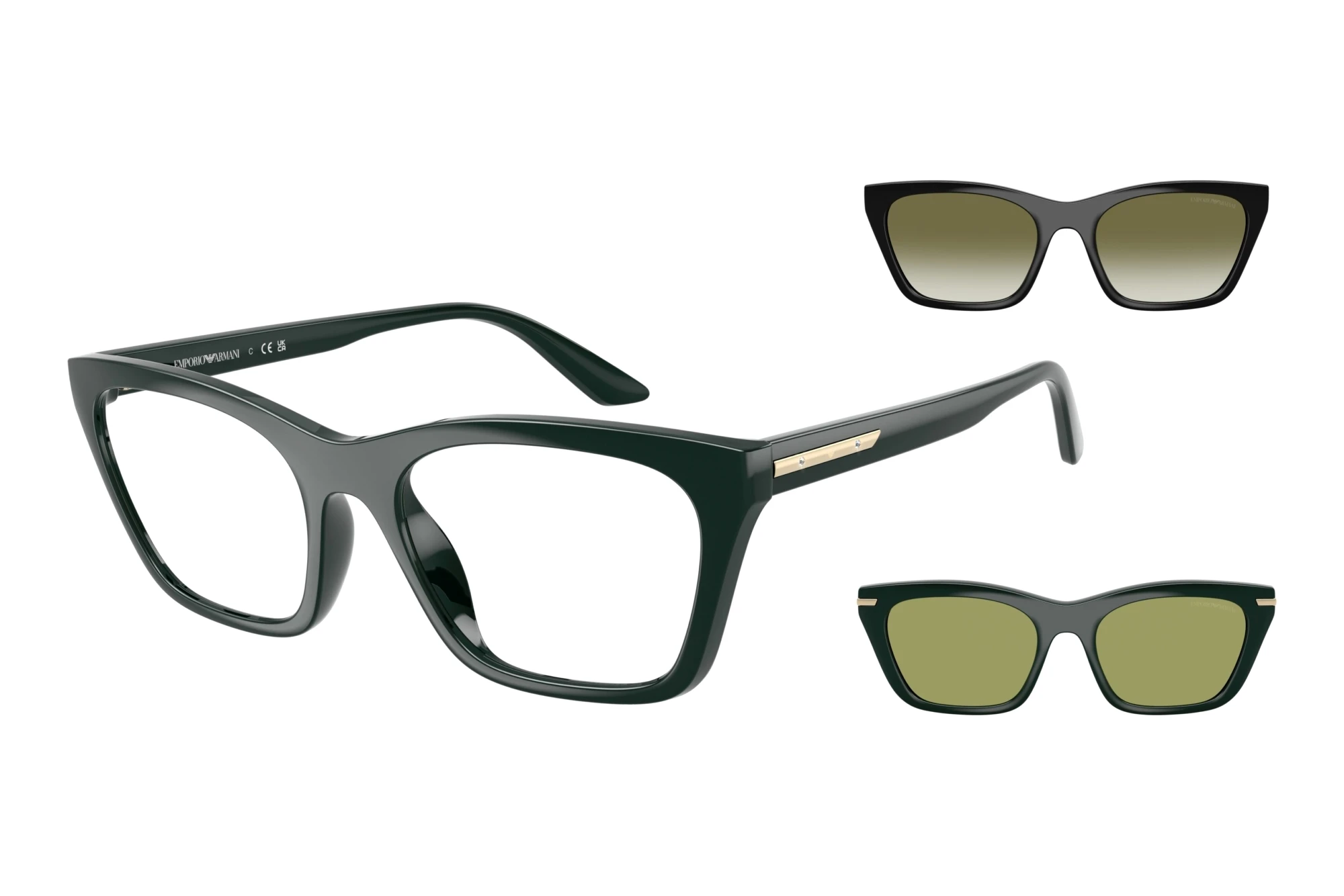 Emporio Armani EA4274BU 63801W ClearShiny Dark Green Emporio Armani EA4274BU 63801W ClearShiny Dark Green