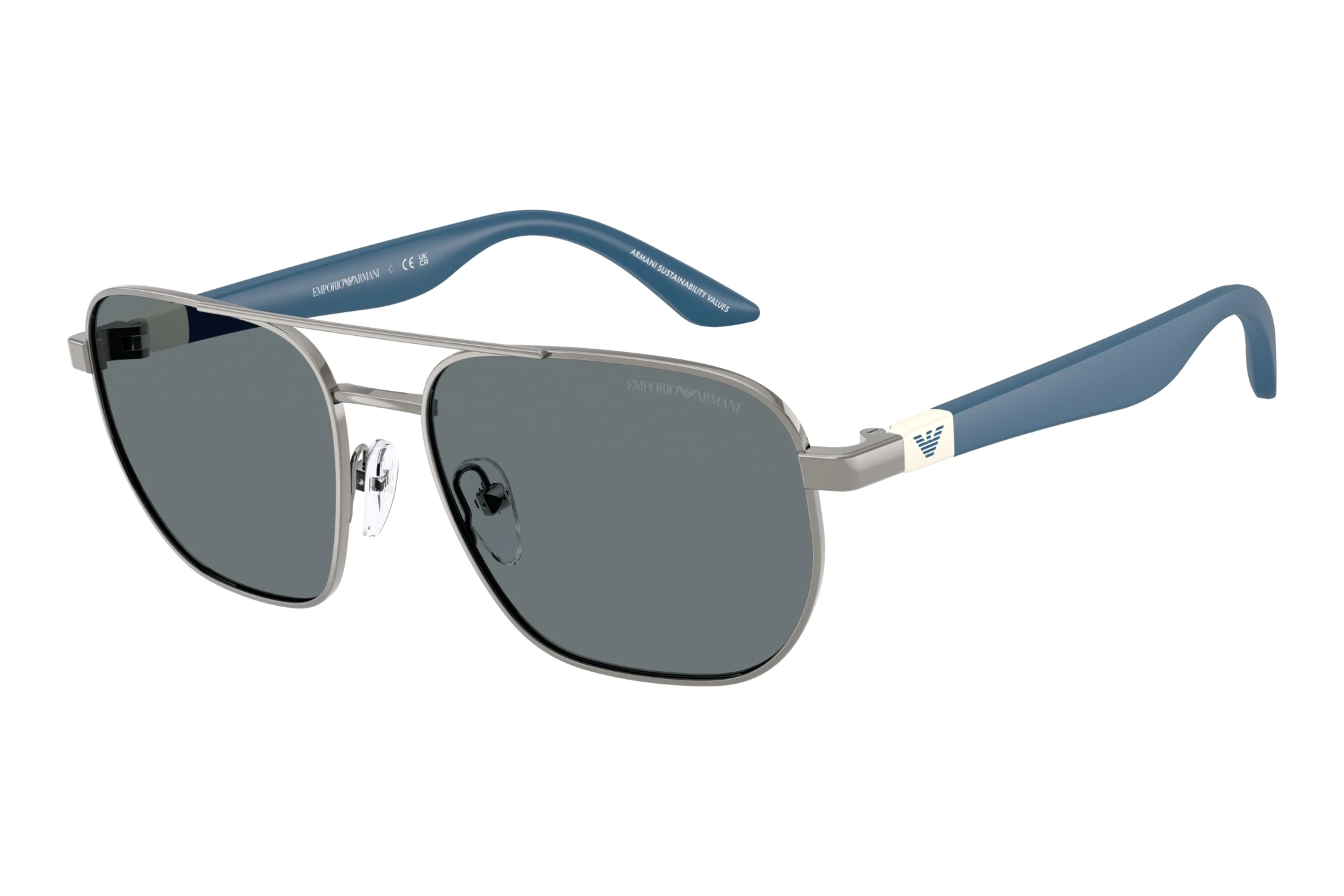 Emporio Armani EK2003 301080 Dark BlueShiny Gunmetal Emporio Armani EK2003 301080 Dark BlueShiny Gunmetal