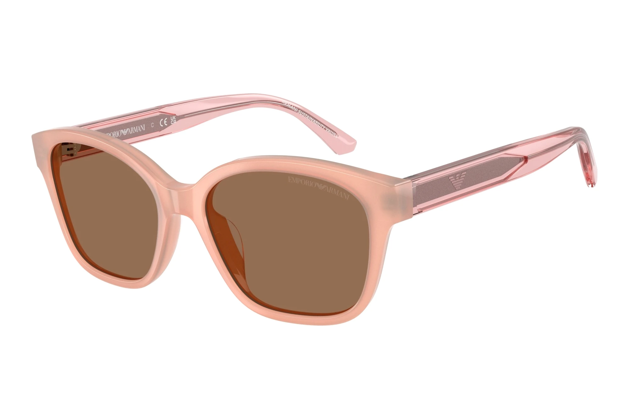 Emporio Armani EK4009U 638773 Dark BrownShiny Opal Pink Emporio Armani EK4009U 638773 Dark BrownShiny Opal Pink