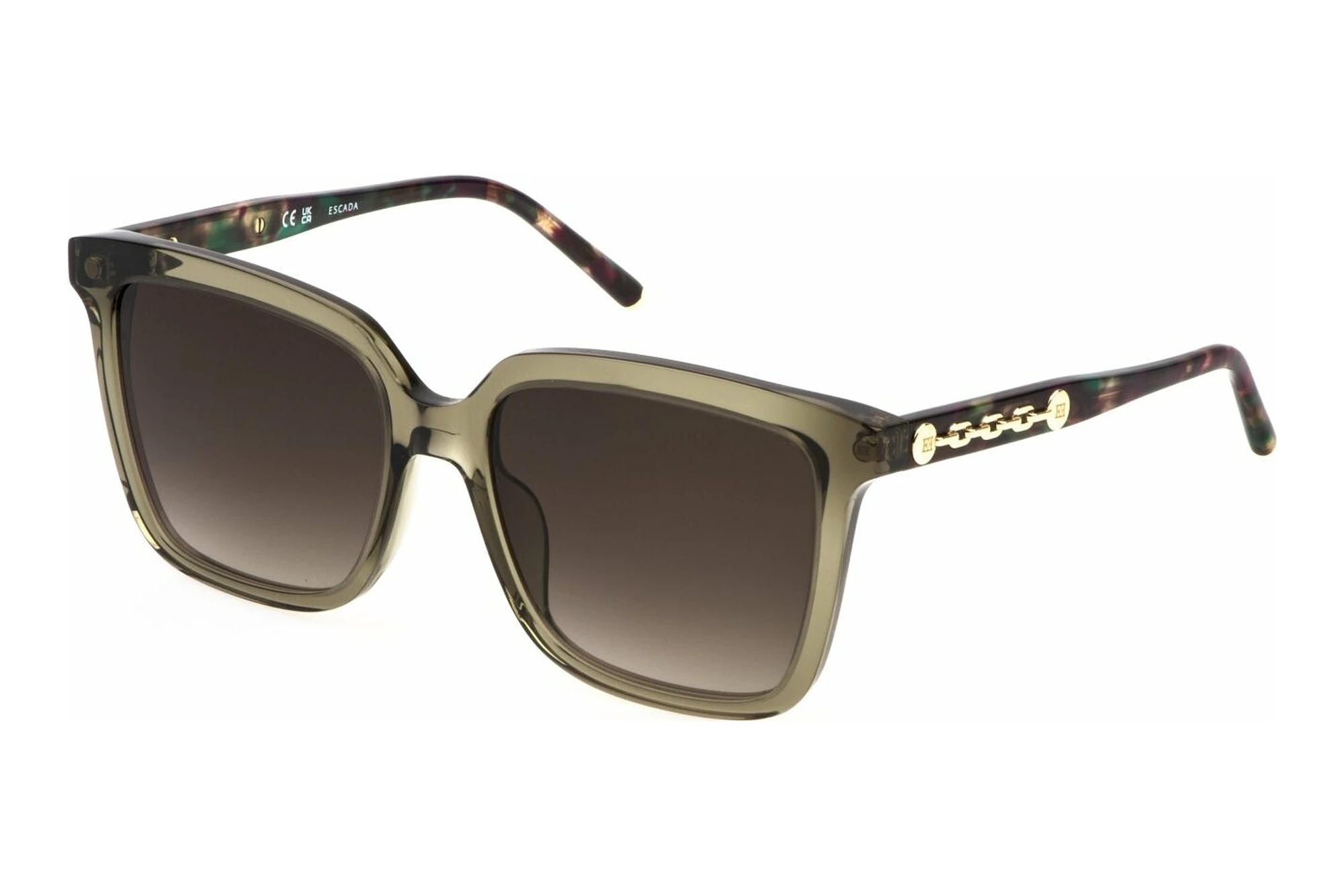 Escada SESE61 0G61 BROWN GRADIENTSHINY TRANSP.GREEN Escada SESE61 0G61 BROWN GRADIENTSHINY TRANSP.GREEN