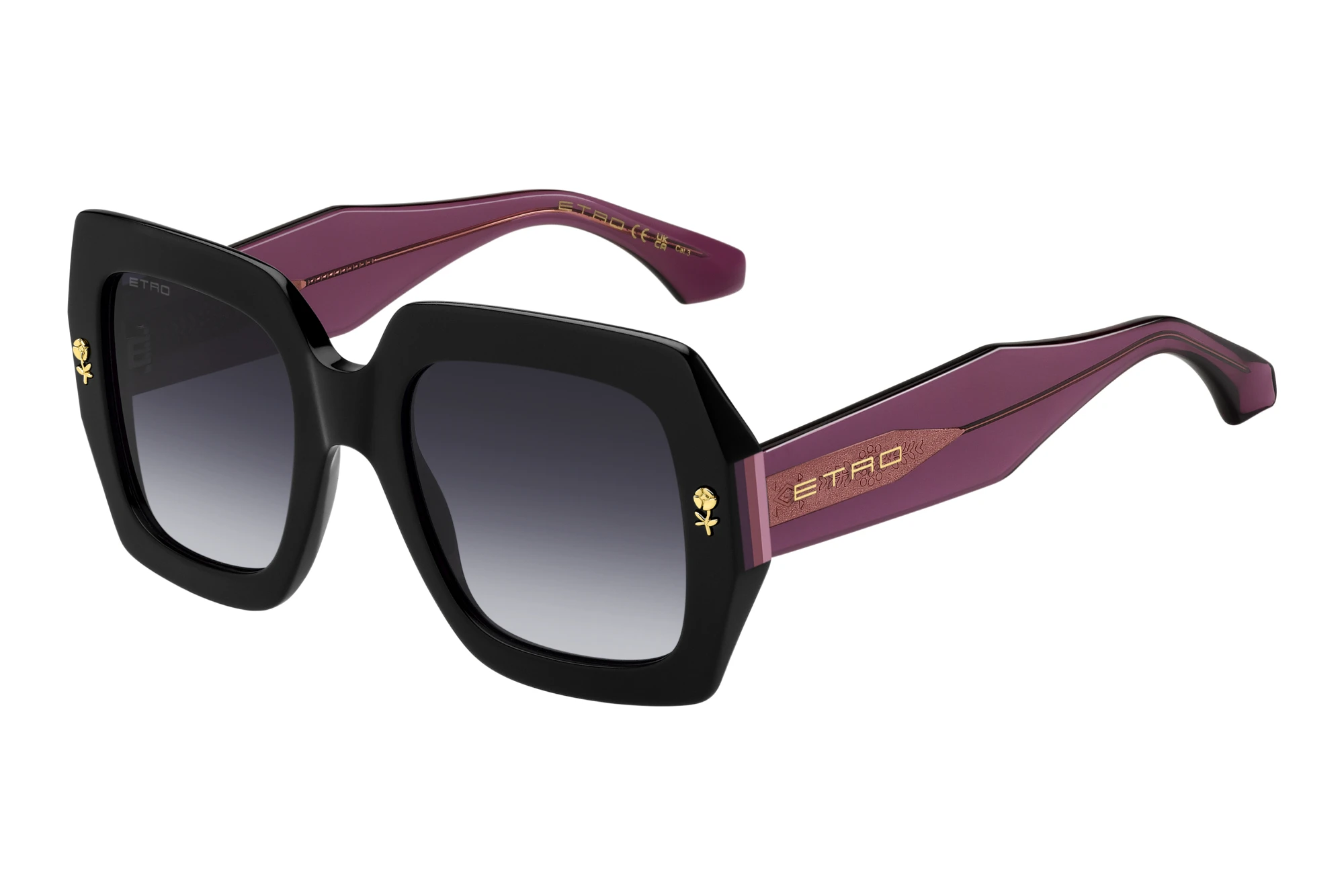 Etro ETRO 0011/S HK8/9O DARK GREY SHADEDBLACK VIOLET Etro ETRO 0011/S HK8/9O DARK GREY SHADEDBLACK VIOLET