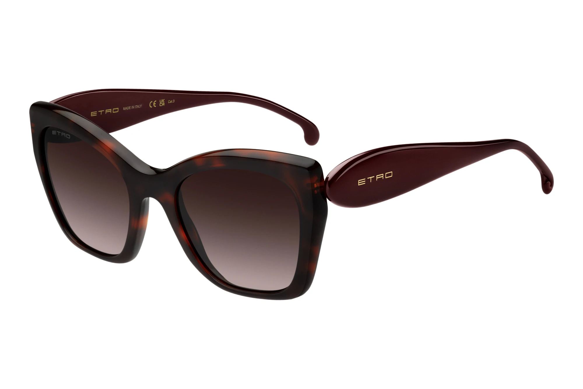 Etro ETRO 0084/S 82U/HA BROWN SHADEDBURGUNDY RED HAVANA Etro ETRO 0084/S 82U/HA BROWN SHADEDBURGUNDY RED HAVANA