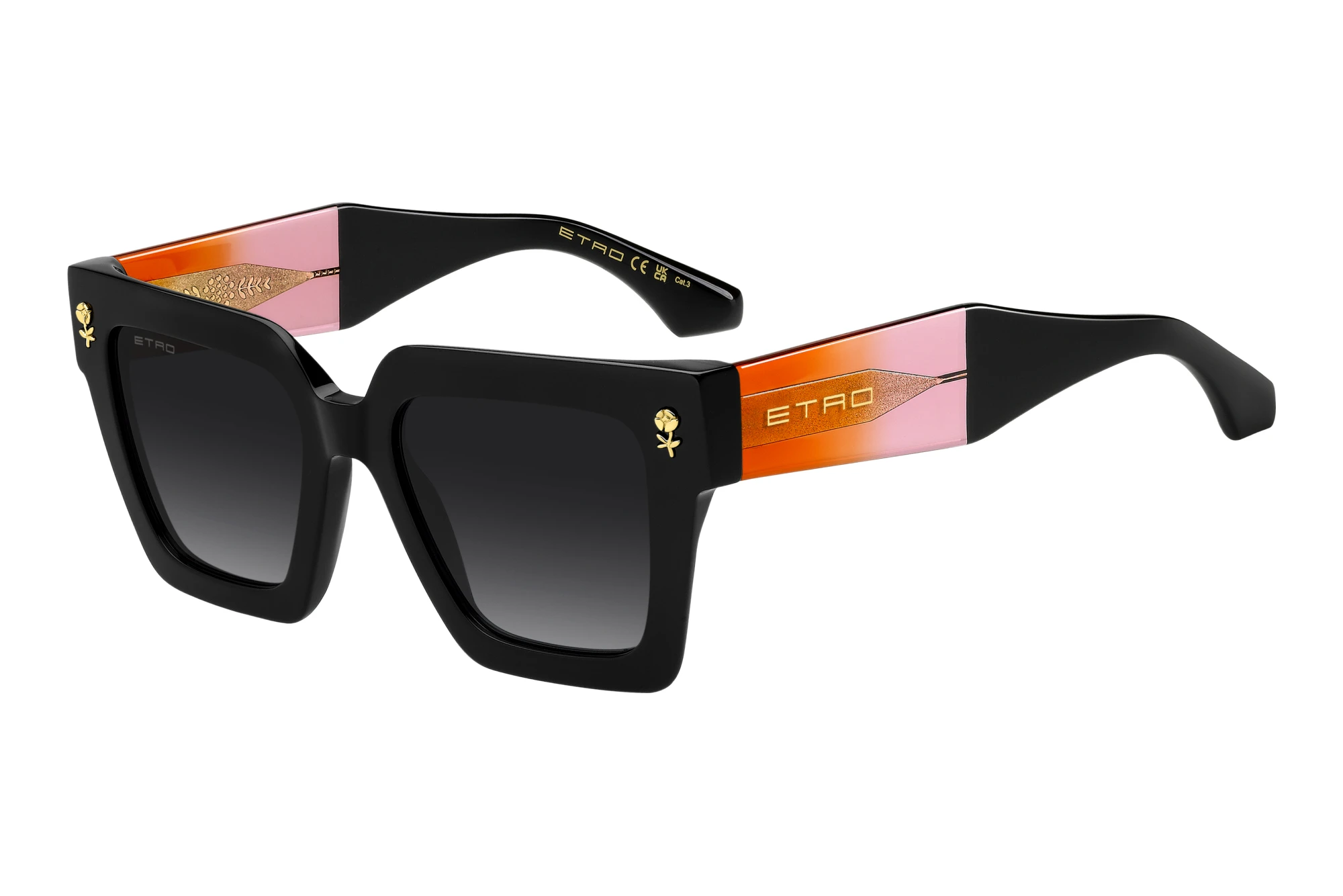 Etro ETRO 0113/S OIT/9O DARK GREY SHADEDBLACK RED Etro ETRO 0113/S OIT/9O DARK GREY SHADEDBLACK RED