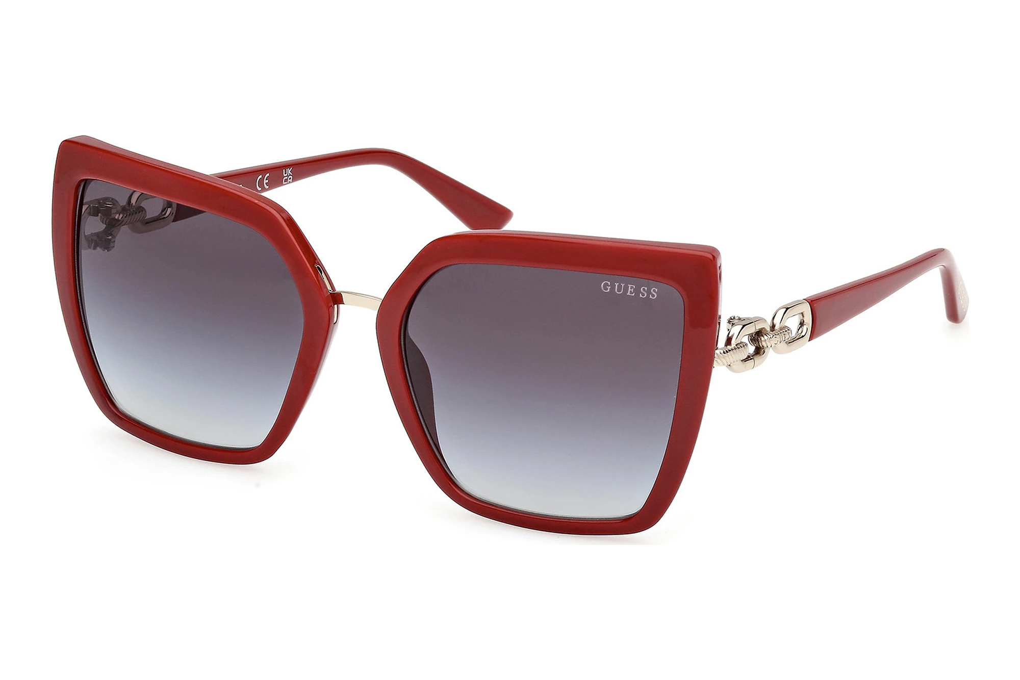 Guess GU00160 66B grau verlaufendGlänzend Dunkelrot Guess GU00160 66B grau verlaufendGlänzend Dunkelrot