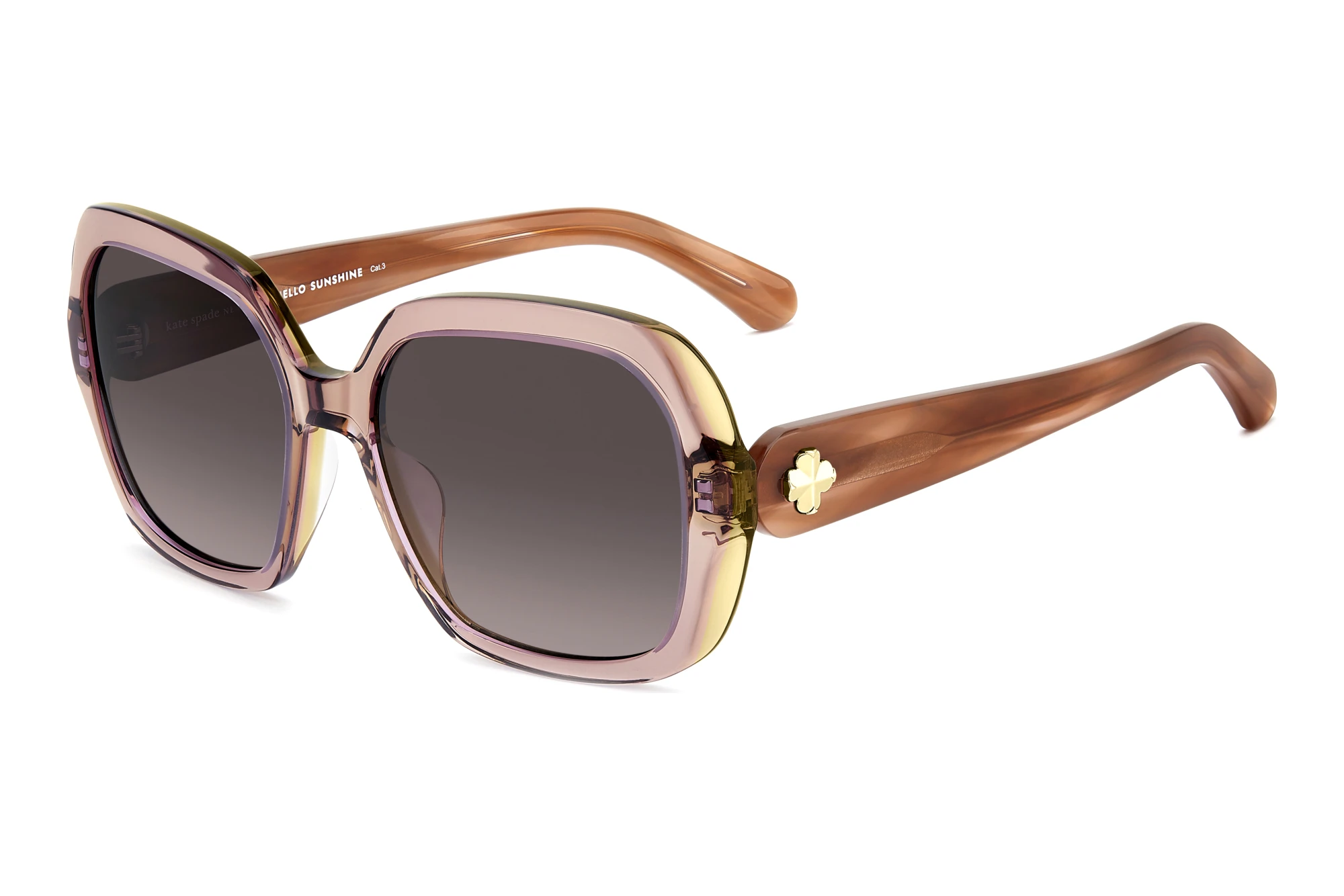 Kate Spade KS NORINA 2/G/S DQ2/3X PINK DOUBLESHADEBROWN PINK Kate Spade KS NORINA 2/G/S DQ2/3X PINK DOUBLESHADEBROWN PINK