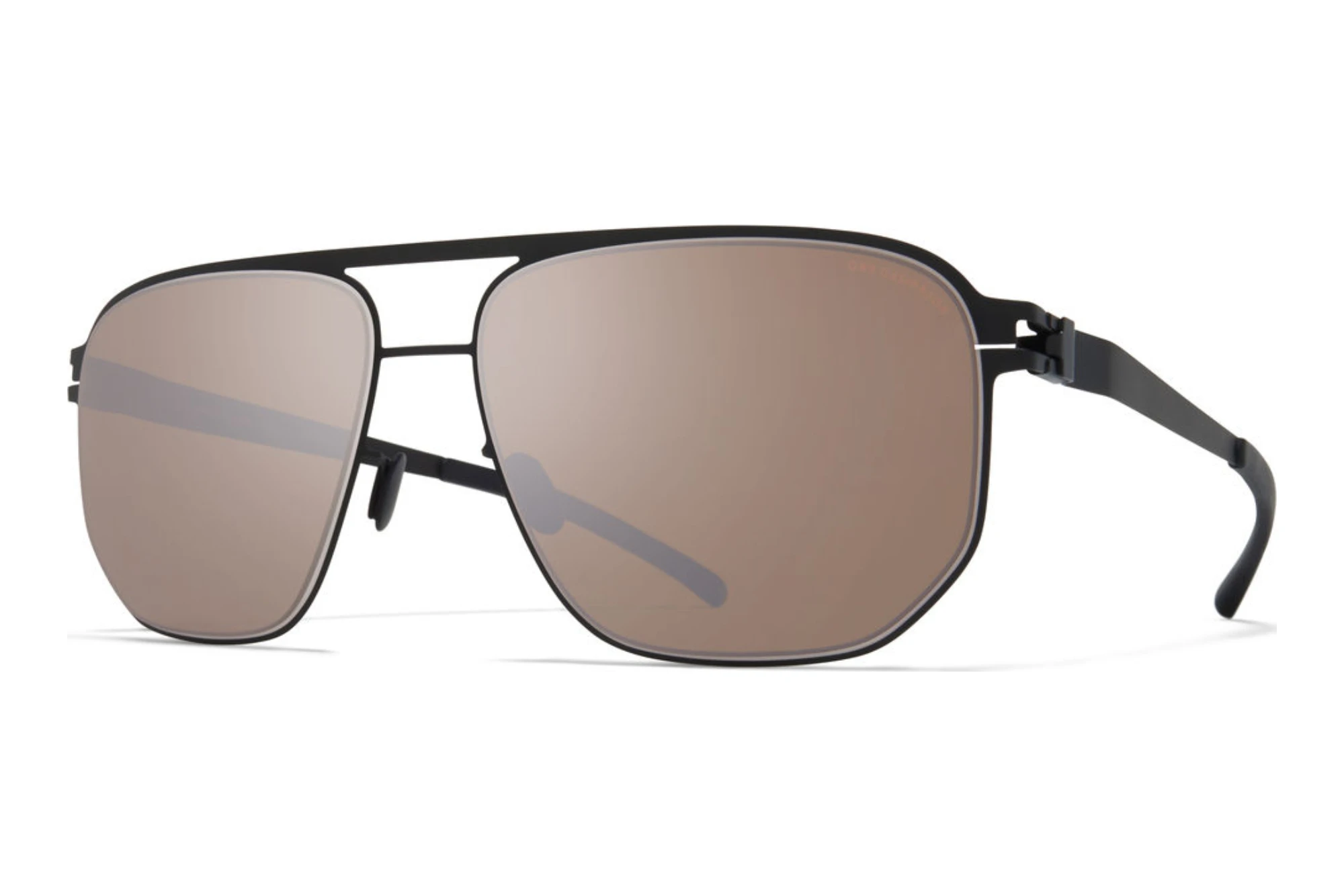 MYKITA PERRY SUN 363 PolPro Hi-Con BrownSilverFlashBlack/White MYKITA PERRY SUN 363 PolPro Hi-Con BrownSilverFlashBlack/White