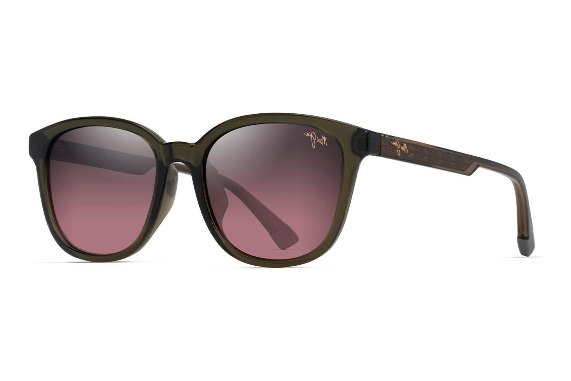 Maui Jim Kuikahi AF RS647-15 Maui Rose®Shiny Trans Green Maui Jim Kuikahi AF RS647-15 Maui Rose®Shiny Trans Green