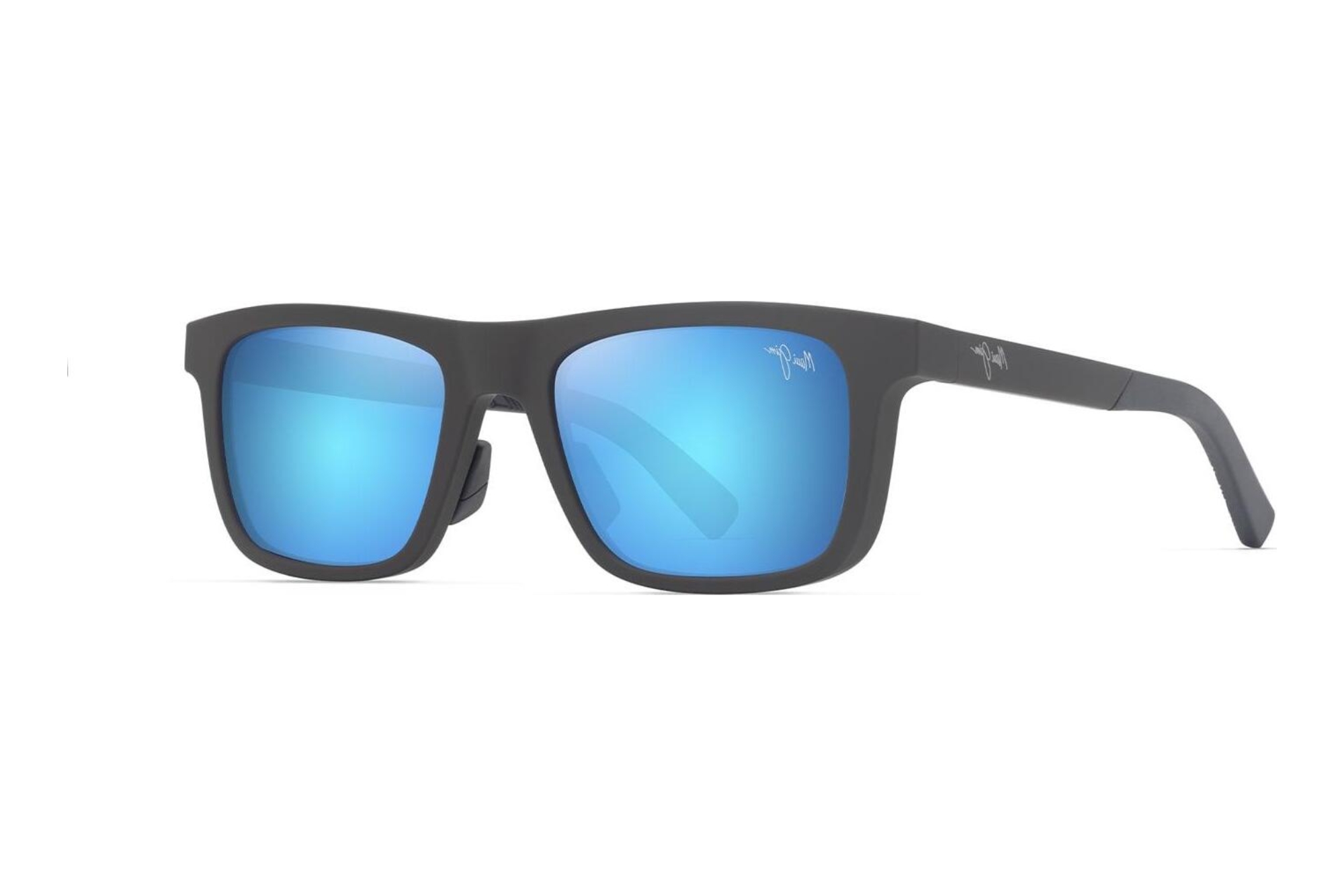 Maui Jim Moaka B341-14 Blue HawaiiMatte Solid Grey Maui Jim Moaka B341-14 Blue HawaiiMatte Solid Grey
