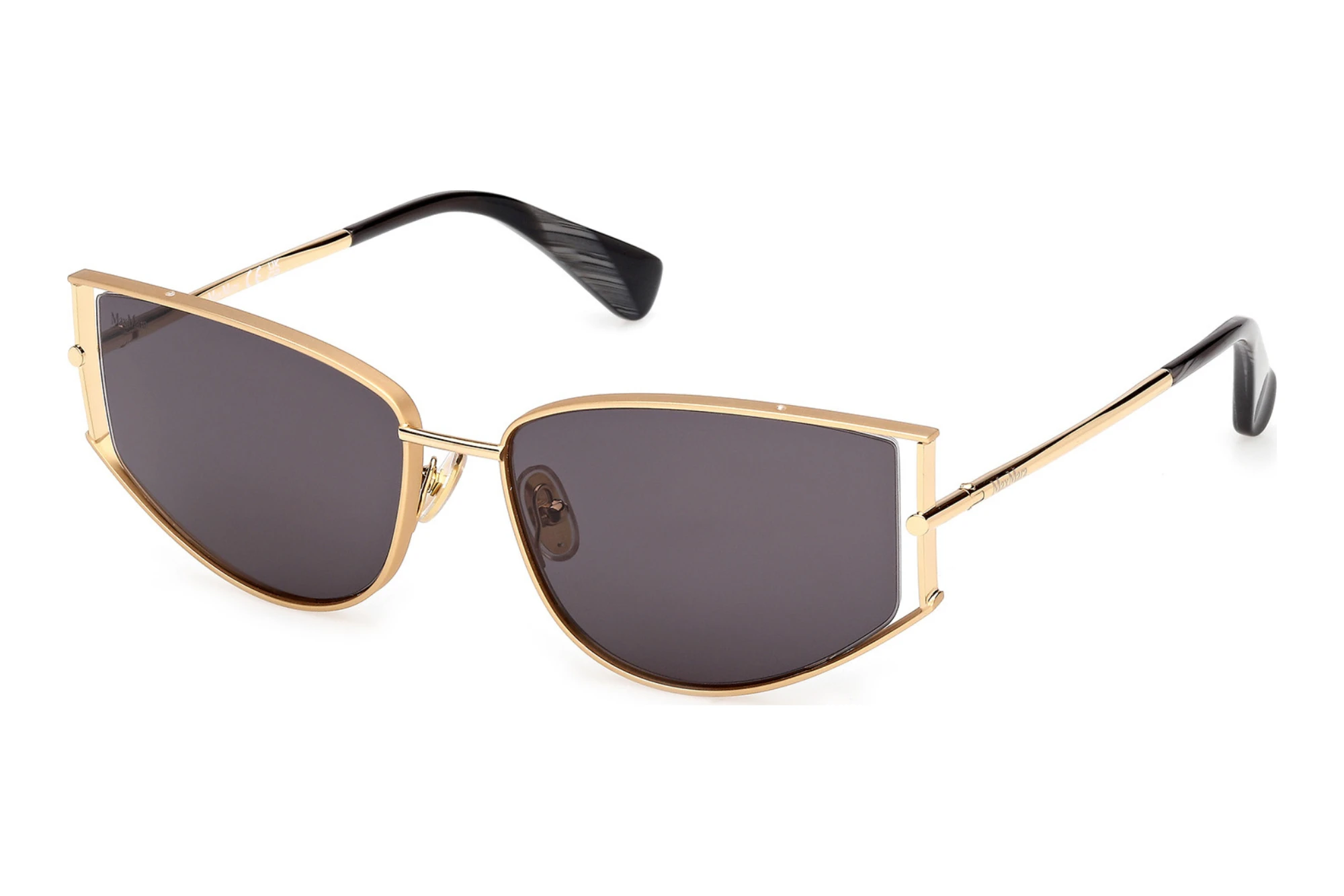 Max Mara MM0141 30A grauGlänzend Tiefgold Max Mara MM0141 30A grauGlänzend Tiefgold