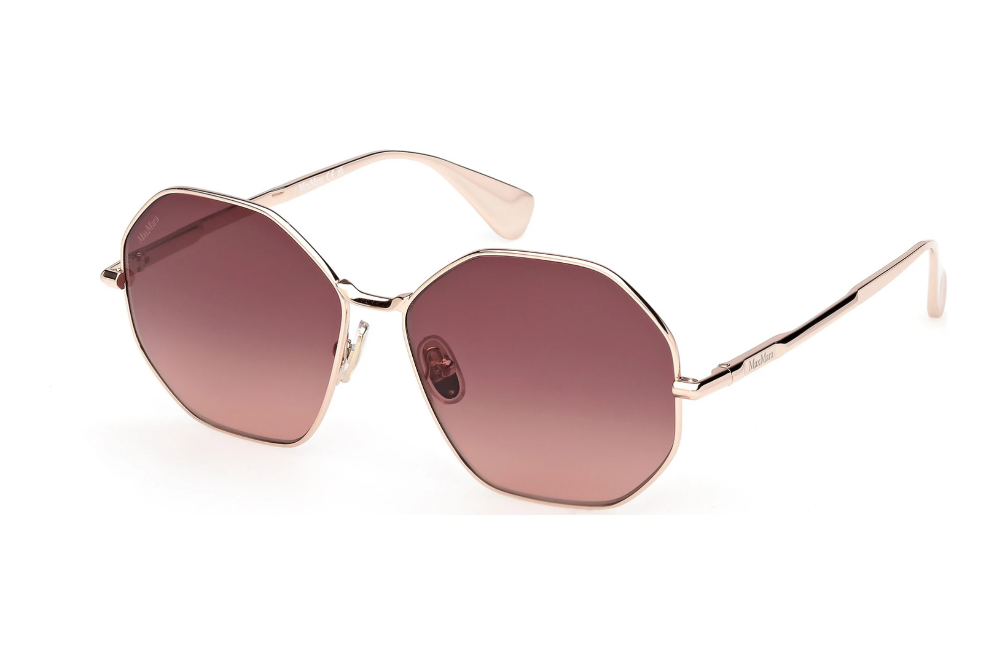Max Mara MM0168 28F braun verlaufendGlänzend Rose Gold Max Mara MM0168 28F braun verlaufendGlänzend Rose Gold