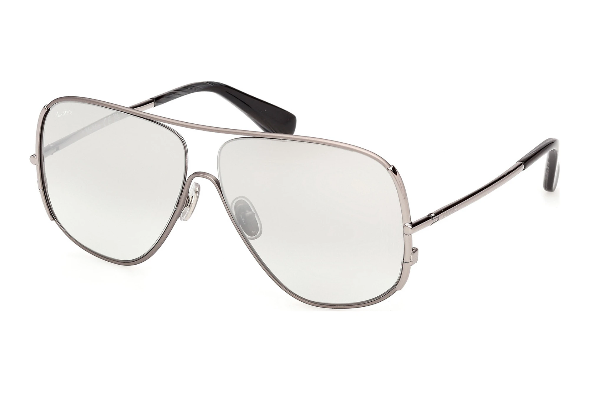 Max Mara MM0190 15C grau verspiegeltMatt Hell Ruthenium Max Mara MM0190 15C grau verspiegeltMatt Hell Ruthenium