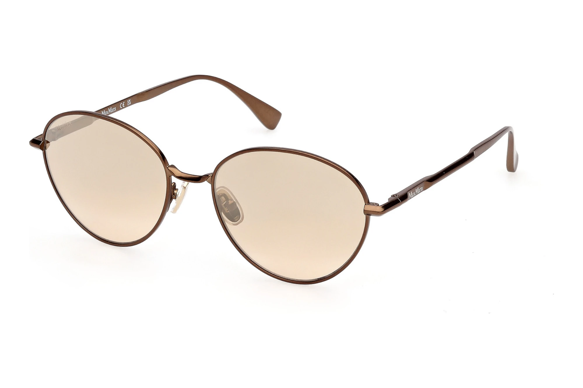 Max Mara MM0200 38L braun verspiegeltGlänzend Hell Bronze Max Mara MM0200 38L braun verspiegeltGlänzend Hell Bronze
