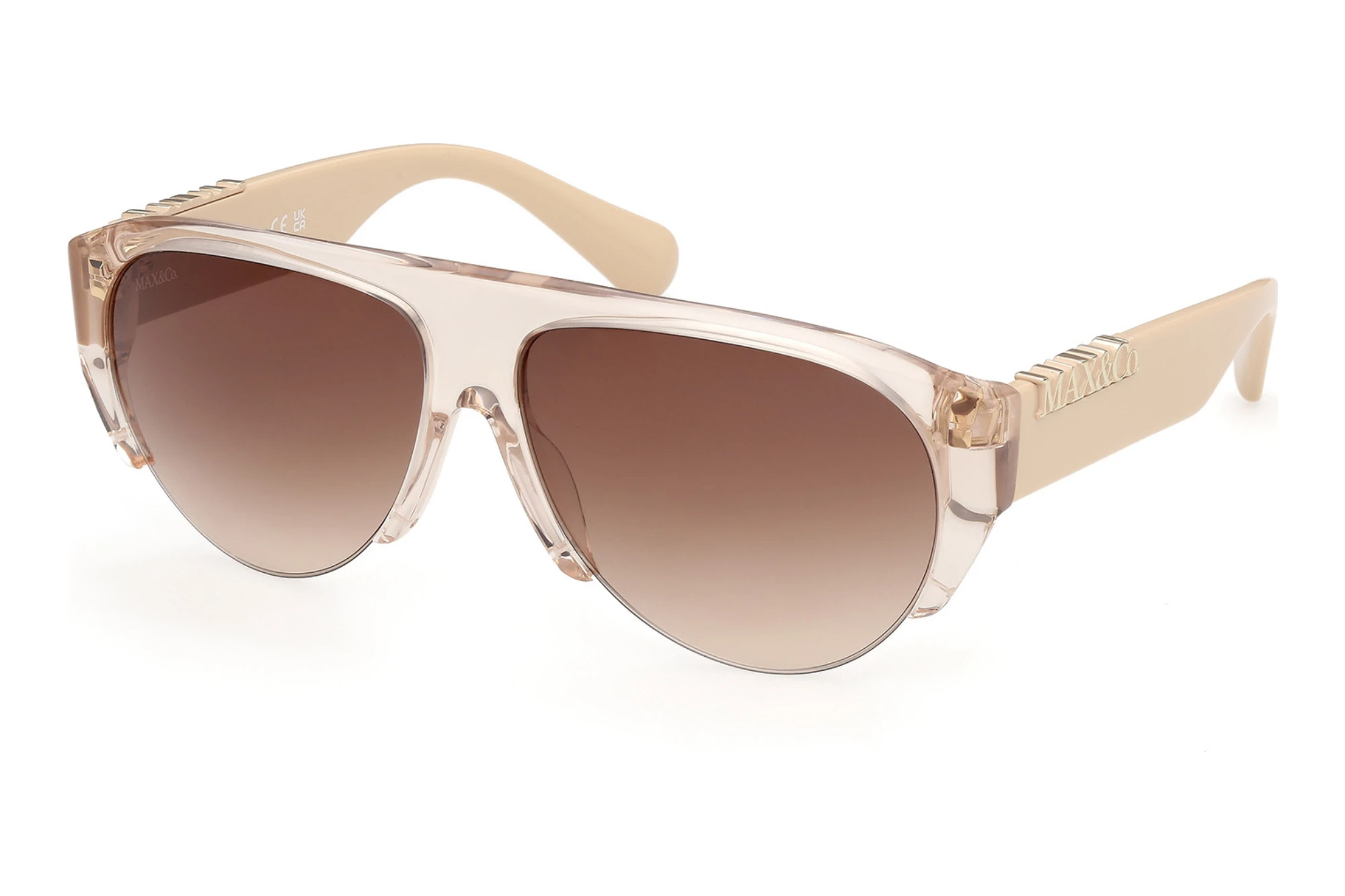 Max & Co. MO0167 57F braun verlaufendGlänzend Beige Max & Co. MO0167 57F braun verlaufendGlänzend Beige