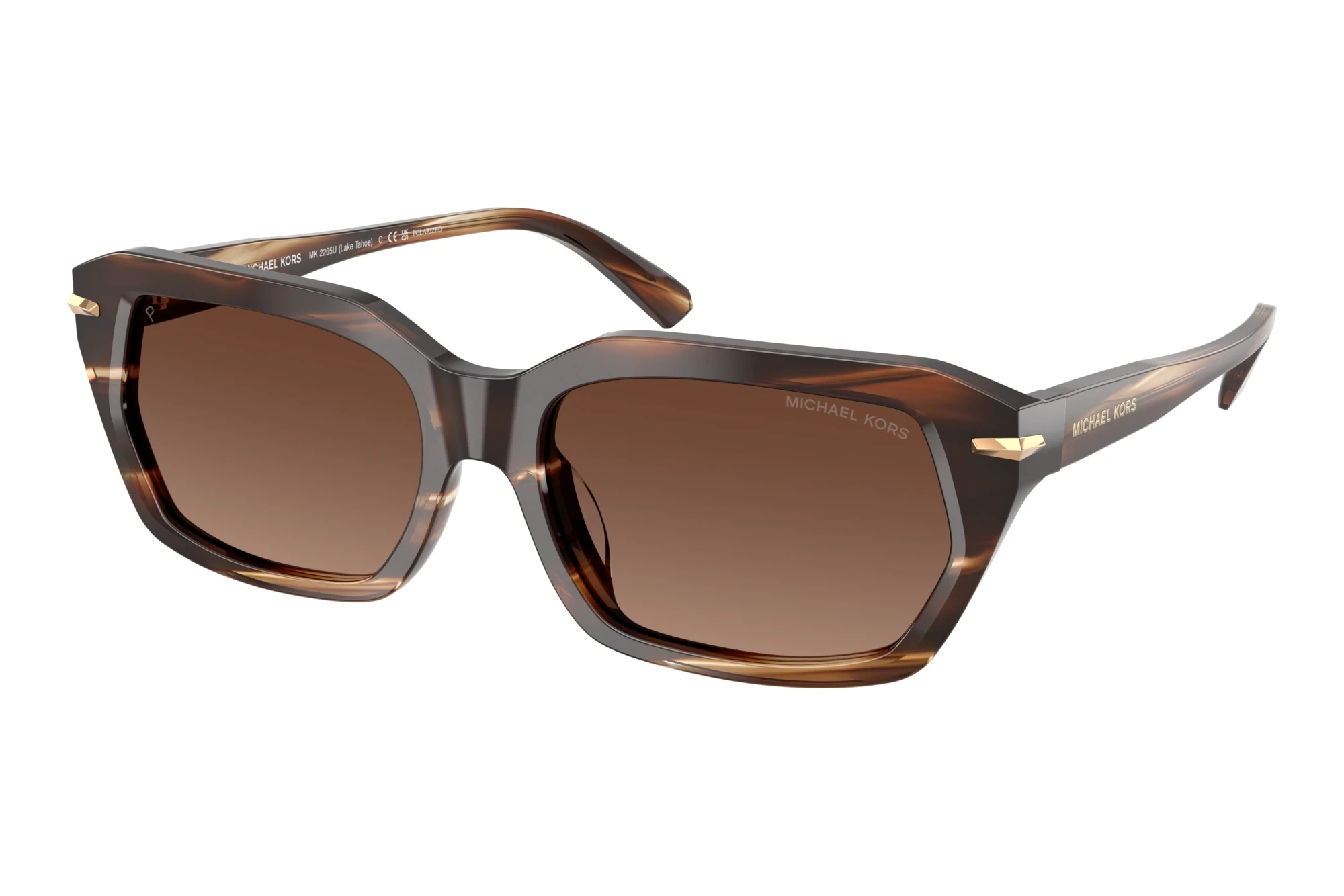 Michael Kors MK2265U 4039T5 Brown Solid PolarizedBrown Horn Michael Kors MK2265U 4039T5 Brown Solid PolarizedBrown Horn