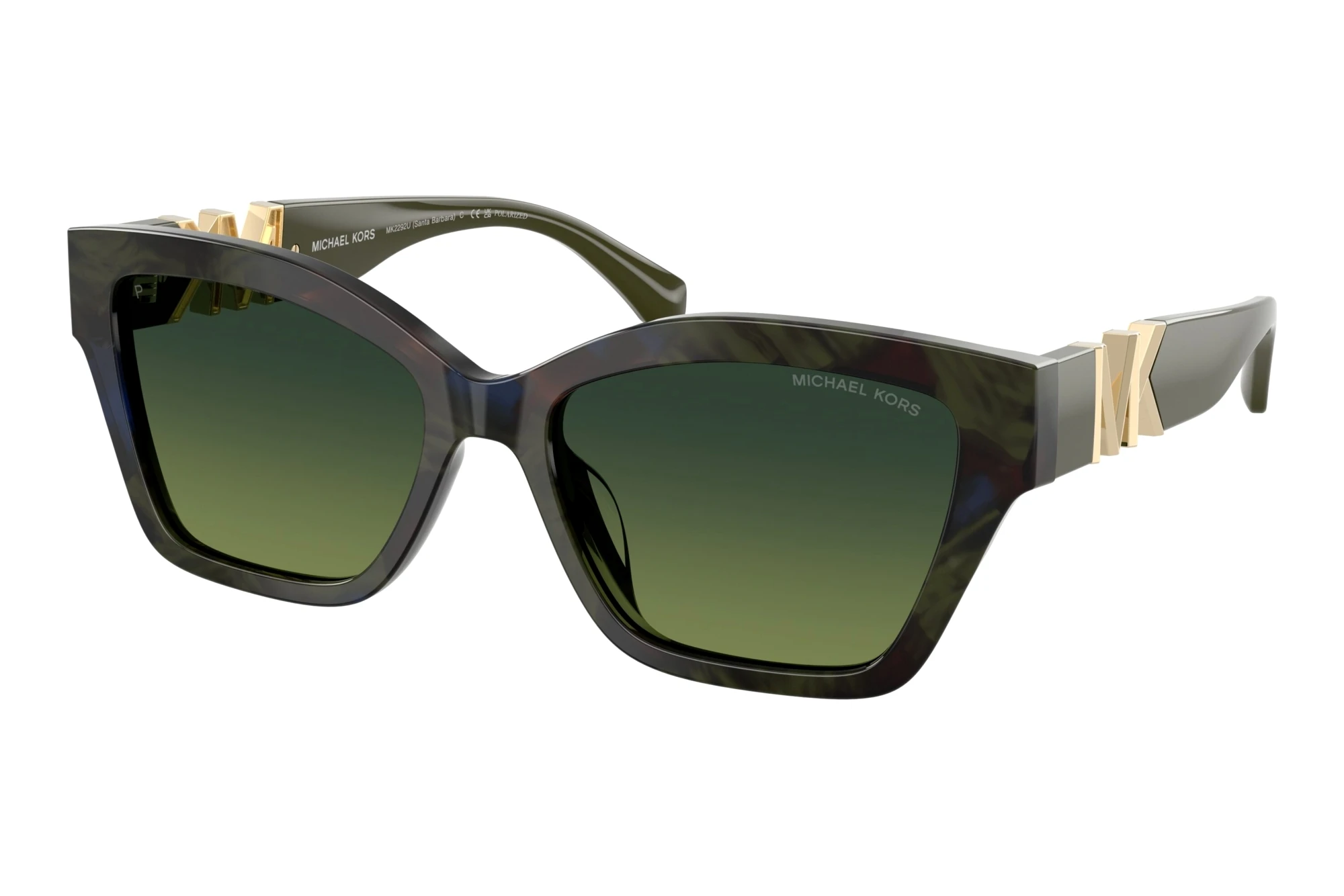 Michael Kors MK2292U 3902T4 Olive PolarizedOlive Camo Tortoise Michael Kors MK2292U 3902T4 Olive PolarizedOlive Camo Tortoise