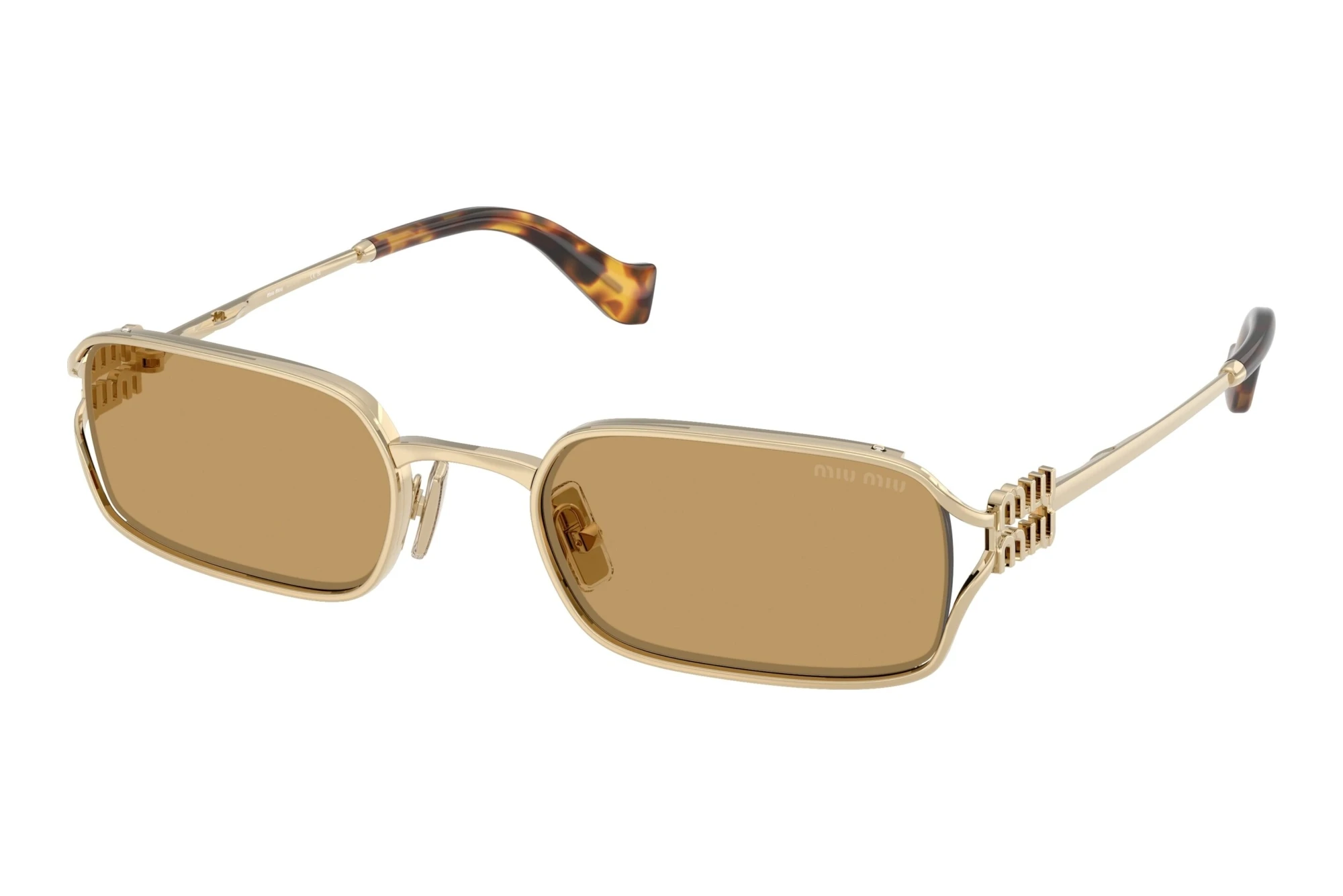 Miu Miu MU C50S ZVN10Y YellowPale Gold Miu Miu MU C50S ZVN10Y YellowPale Gold