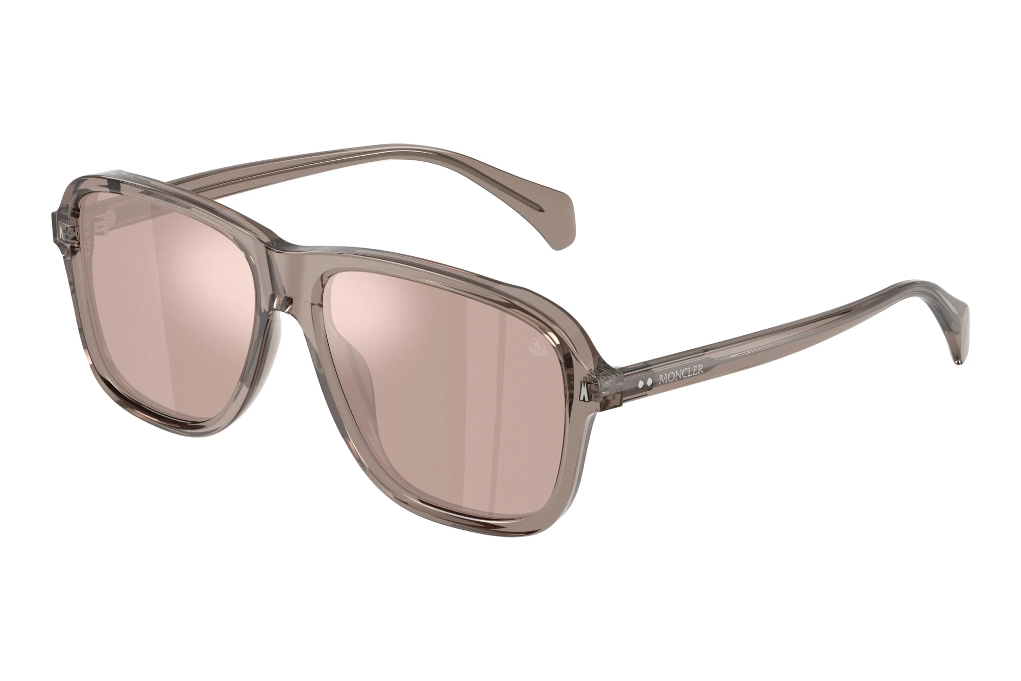Moncler ME6030 3009/5 Mirror PinkShiny Transparent Grey Moncler ME6030 3009/5 Mirror PinkShiny Transparent Grey