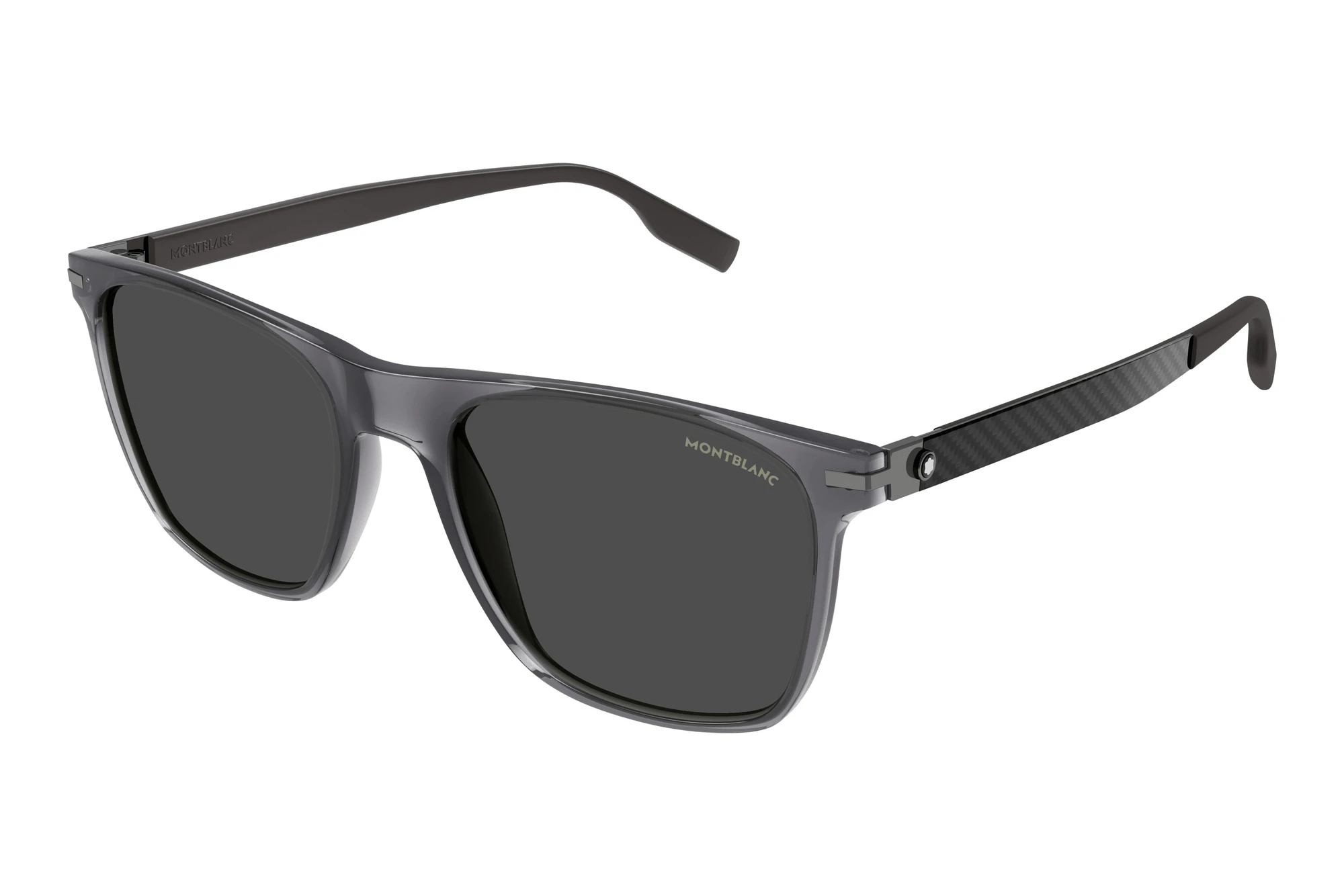 Mont Blanc MB0248S 004 GREY Mont Blanc MB0248S 004 GREY