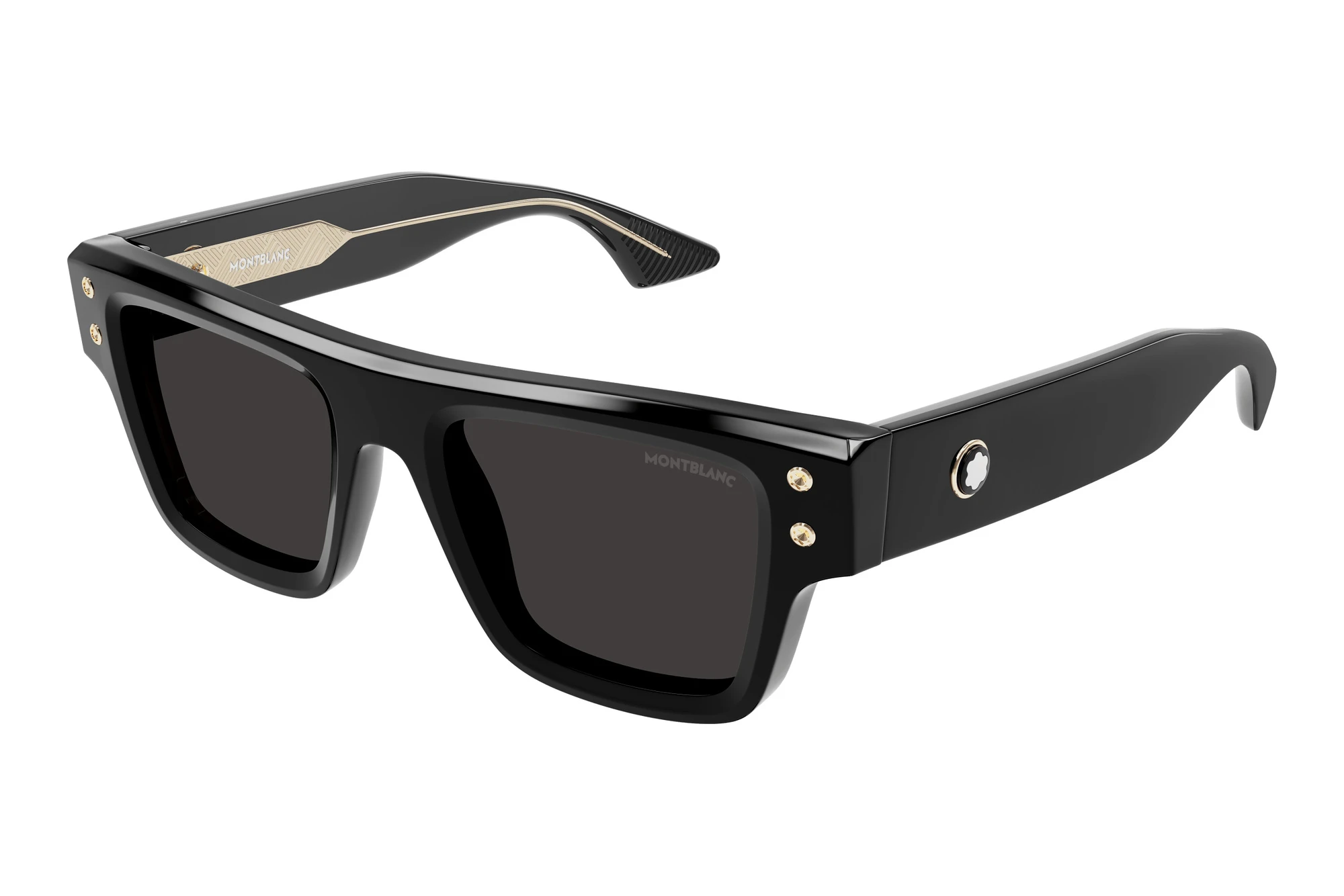 Mont Blanc MB0253S 001 BLACK Mont Blanc MB0253S 001 BLACK