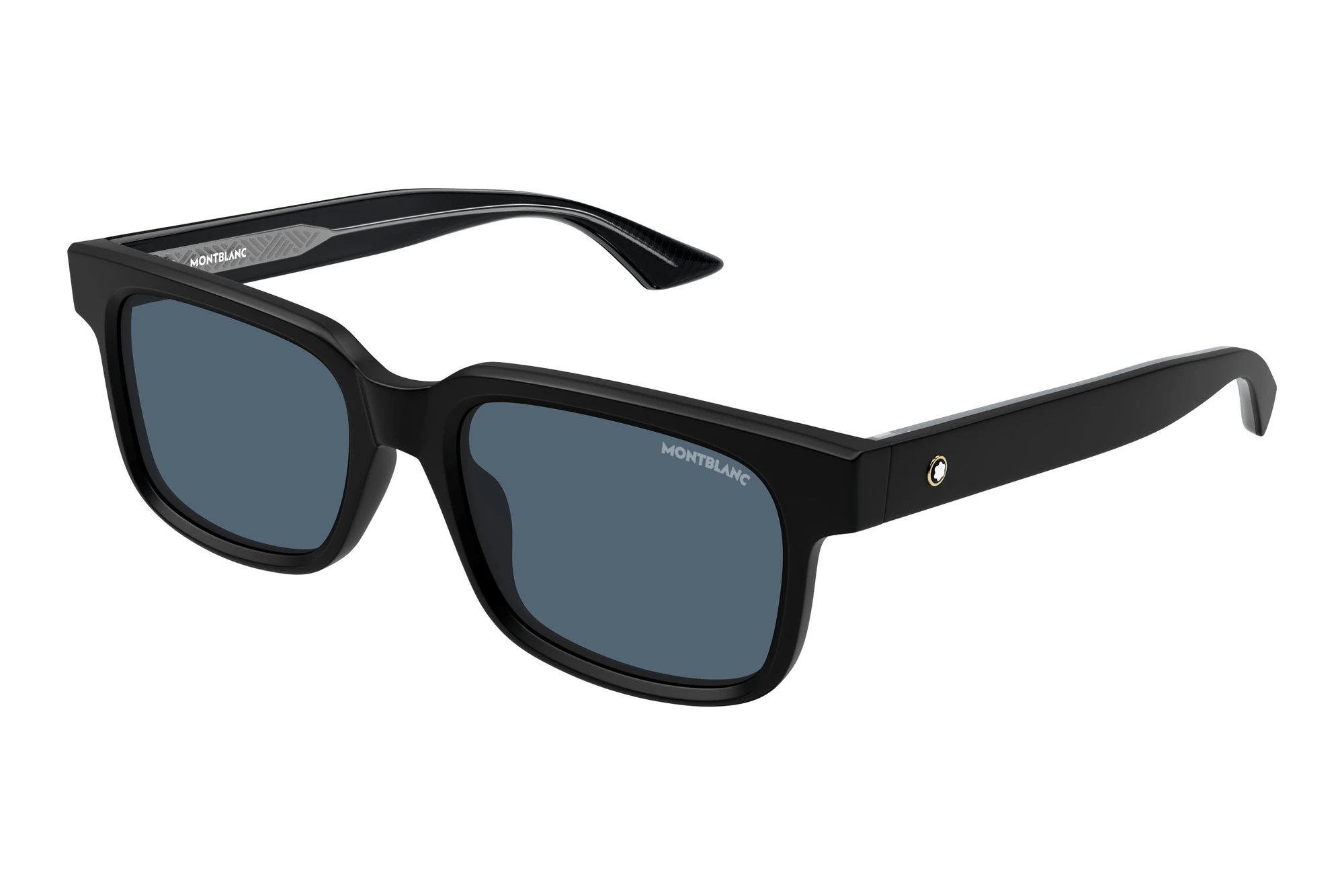Mont Blanc MB0383S 003 BLACK Mont Blanc MB0383S 003 BLACK