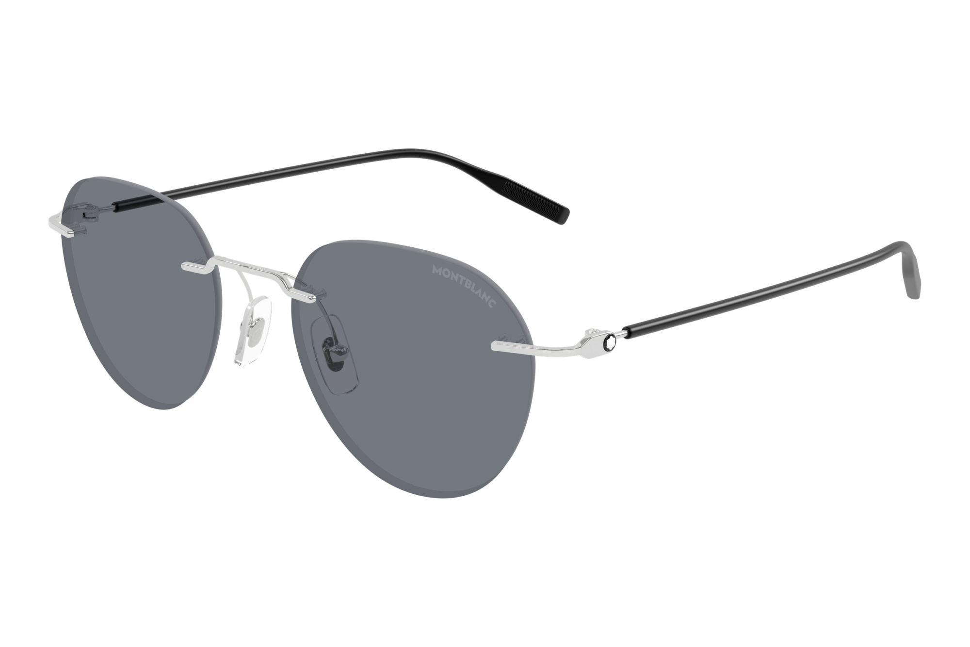Mont Blanc MB0428S 002 SILVER Mont Blanc MB0428S 002 SILVER