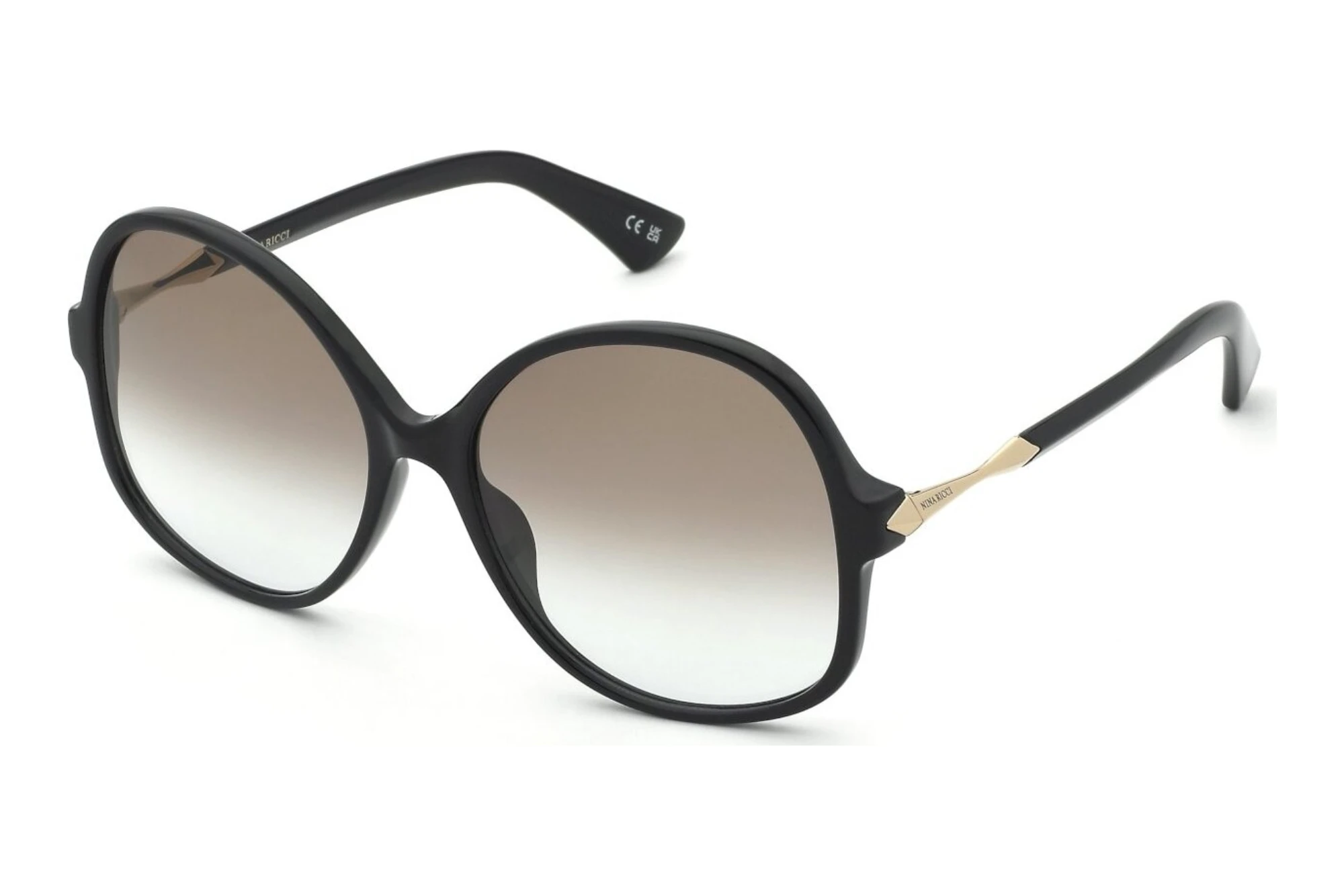 Nina Ricci SNR480 0700 BROWN GRADIENT BLUESHINY BLACK Nina Ricci SNR480 0700 BROWN GRADIENT BLUESHINY BLACK