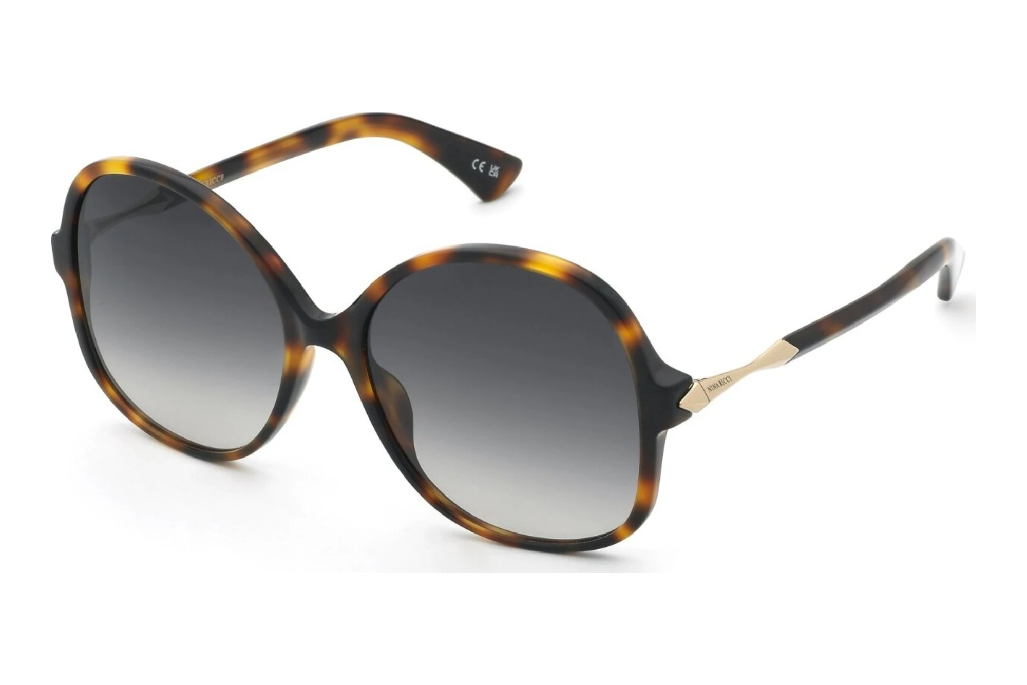 Nina Ricci SNR480 0752 SMOKE GRADIENT SMOKESHINY DARK HAVANA Nina Ricci SNR480 0752 SMOKE GRADIENT SMOKESHINY DARK HAVANA