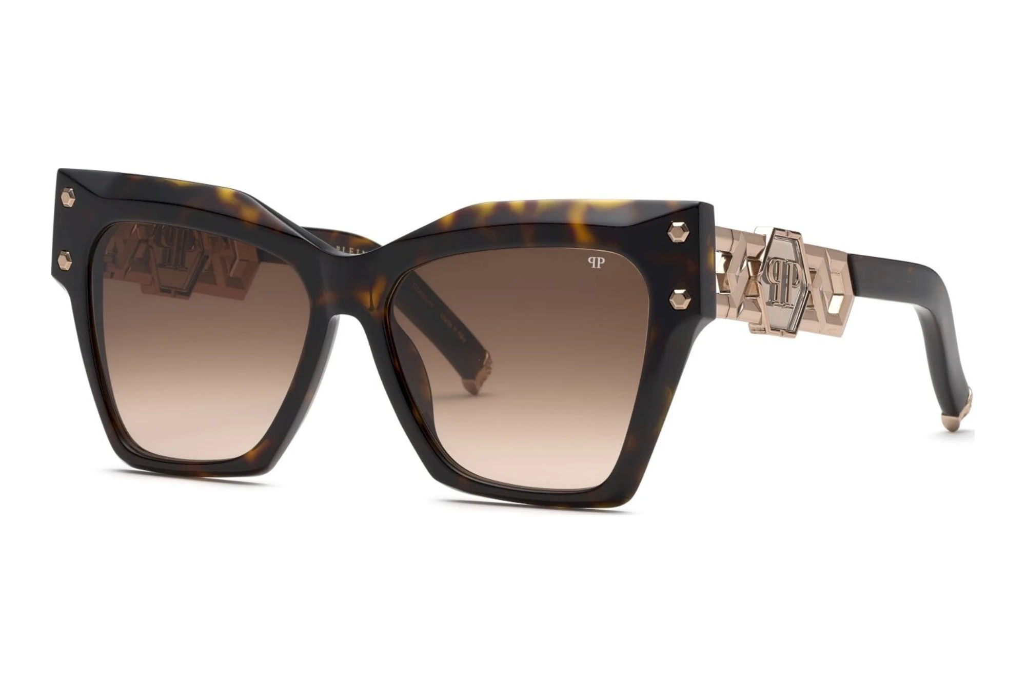 Philipp Plein SPP175S 0722 BROWN GRADIENTSHINY DARK HAVANA Philipp Plein SPP175S 0722 BROWN GRADIENTSHINY DARK HAVANA
