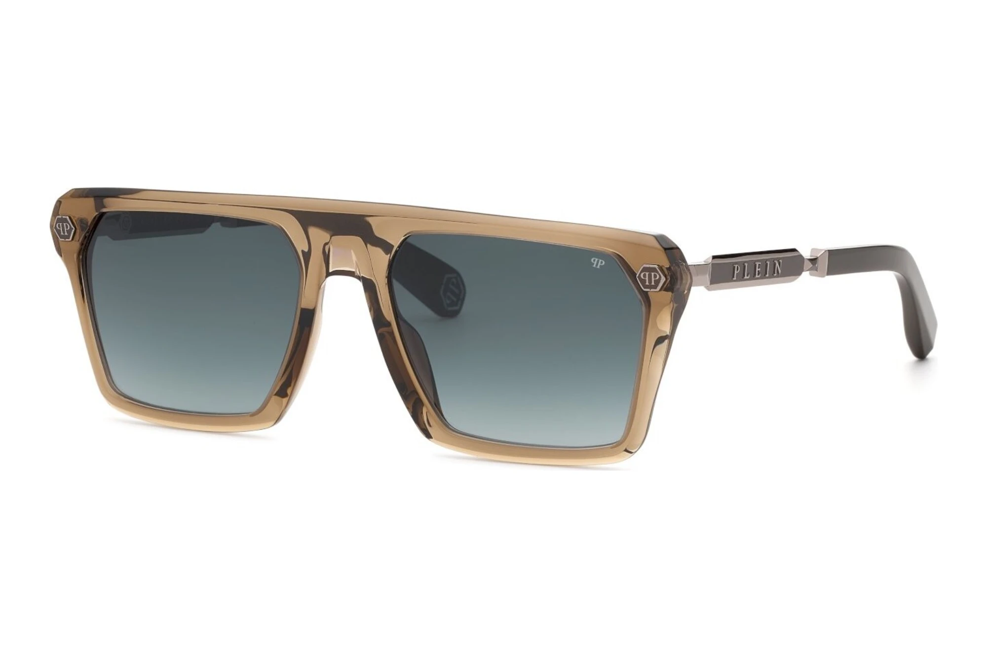 Philipp Plein SPP228 09X8 BLUE GRADIENT BLUESHINY TRANSP.BROWN Philipp Plein SPP228 09X8 BLUE GRADIENT BLUESHINY TRANSP.BROWN
