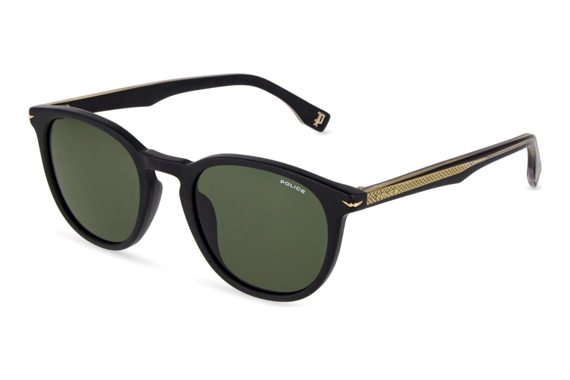 Police SPLQ82 0703 GREENMATT/SANDBLASTED BLACK Police SPLQ82 0703 GREENMATT/SANDBLASTED BLACK