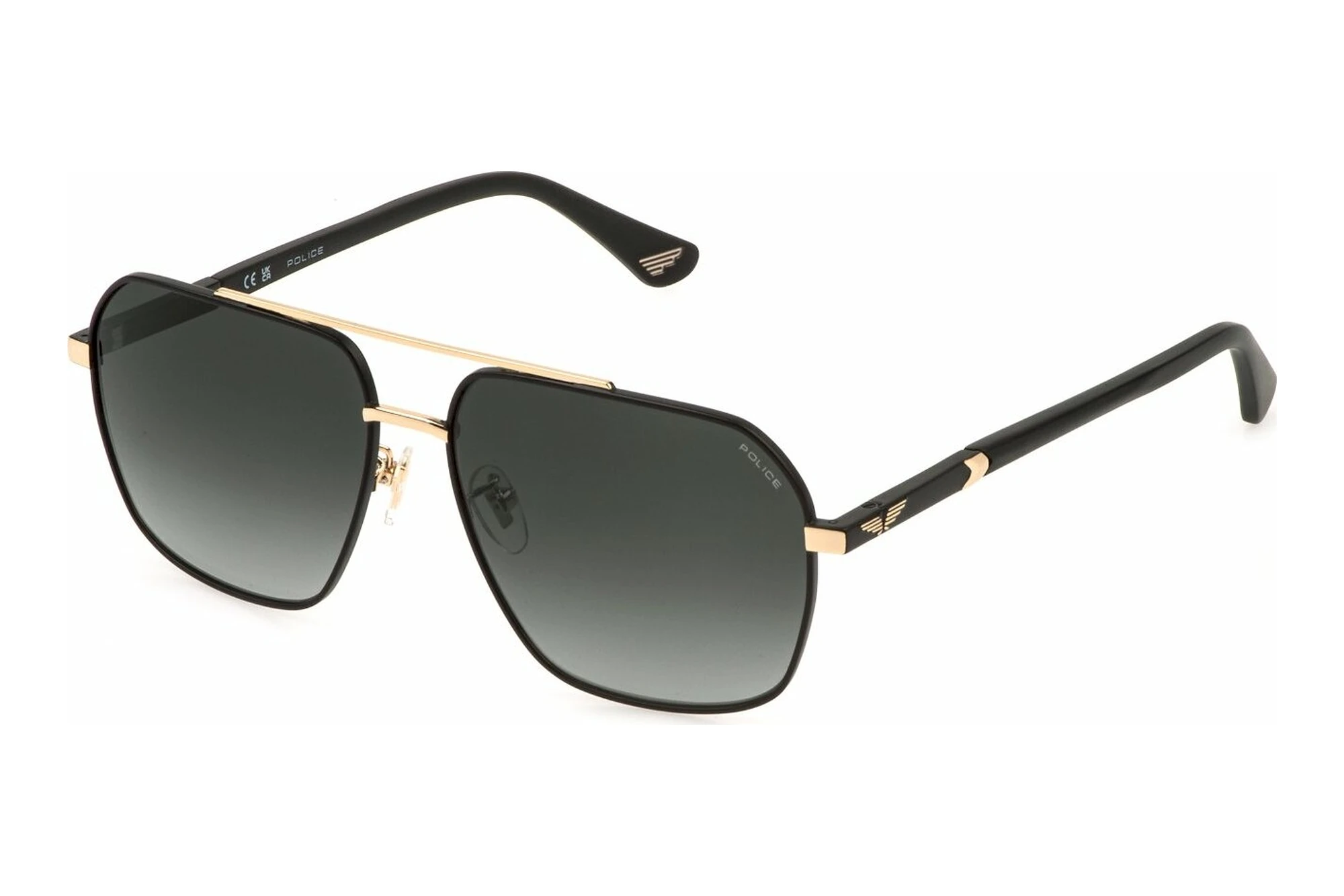 Police SPLQ85 0302 SMOKE GRADIENTROSE GOLD WITH SEMI MATT BLACK PARTS Police SPLQ85 0302 SMOKE GRADIENTROSE GOLD WITH SEMI MATT BLACK PARTS