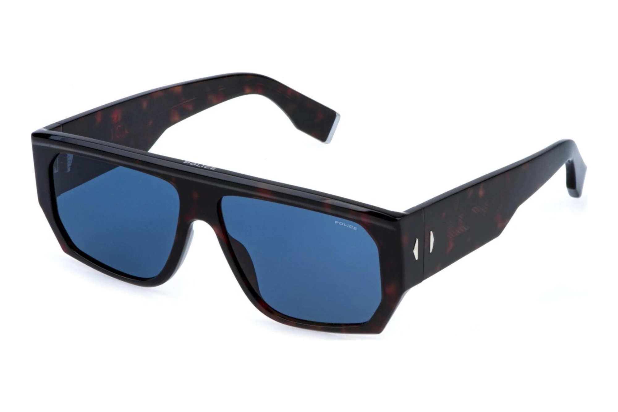 Police SPLR81 0722 BLUESHINY DARK HAVANA Police SPLR81 0722 BLUESHINY DARK HAVANA