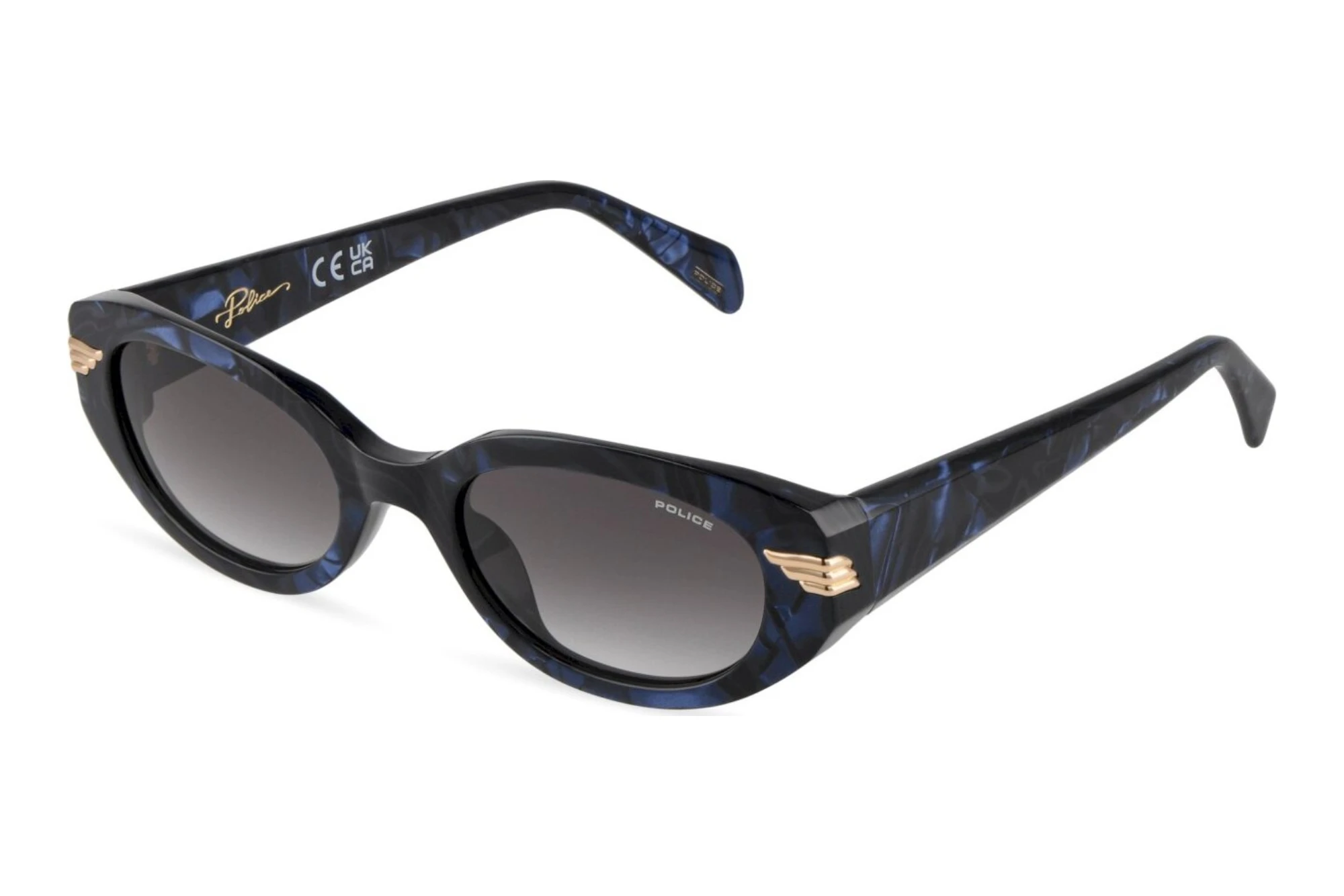 Police SPLU05 0B35 SMOKE GRADIENTMARBLED BLUE Police SPLU05 0B35 SMOKE GRADIENTMARBLED BLUE