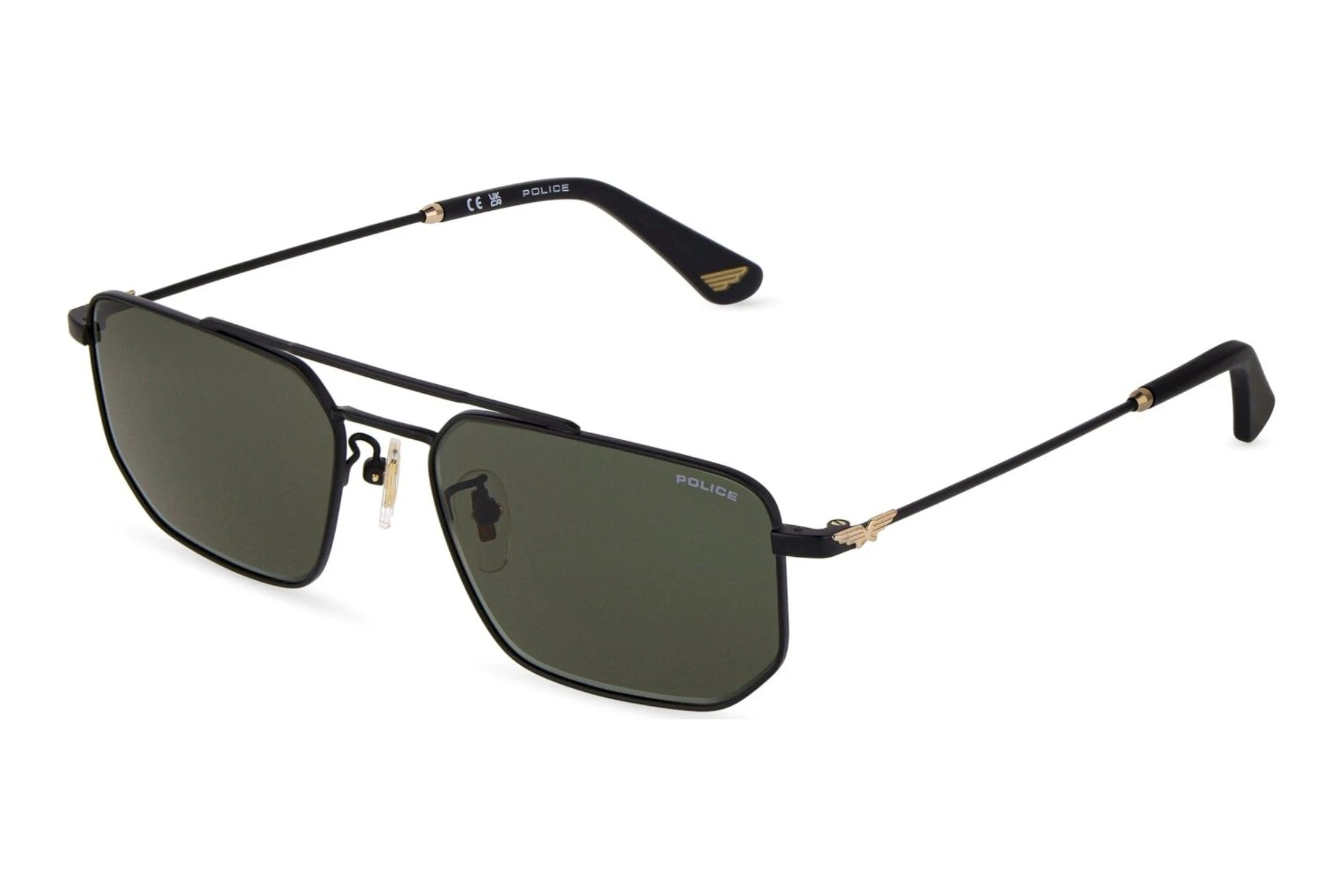 Police SPLU66 0305 GREENSEMI MATT BLACK WITH SHINY ROSE GOLD PAR Police SPLU66 0305 GREENSEMI MATT BLACK WITH SHINY ROSE GOLD PAR