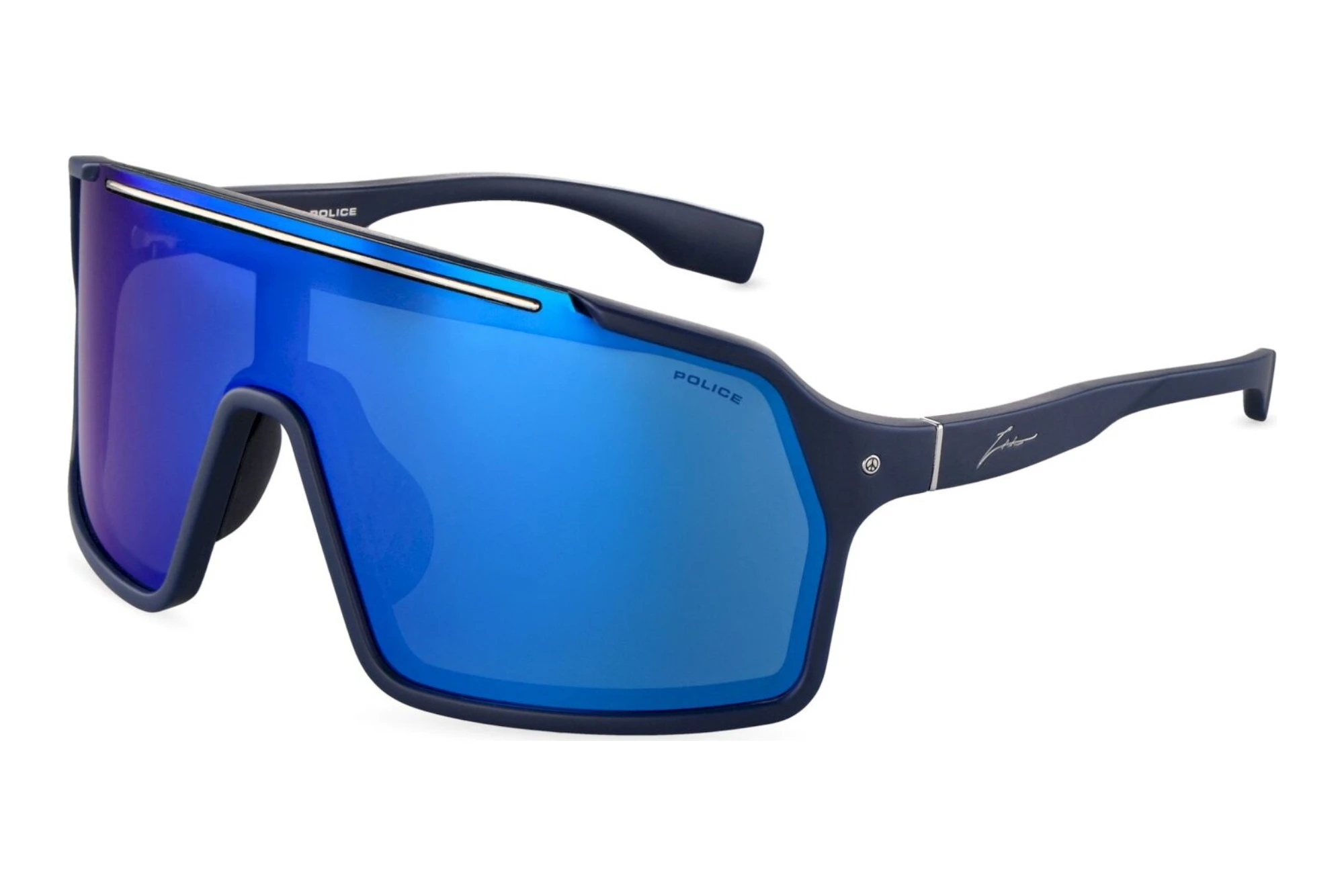 Police SPLU84 R22B SMOKE MULTILAYER BLUEFULL MATT BLUE Police SPLU84 R22B SMOKE MULTILAYER BLUEFULL MATT BLUE