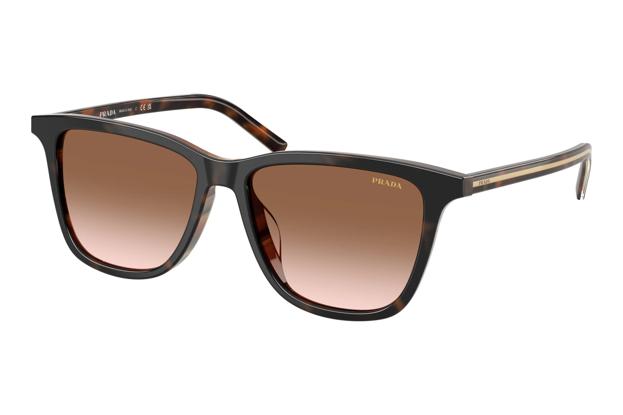 Prada PR D18SD 20P90P Brown GradientCherry Tortoise/Tabacco Horn Prada PR D18SD 20P90P Brown GradientCherry Tortoise/Tabacco Horn