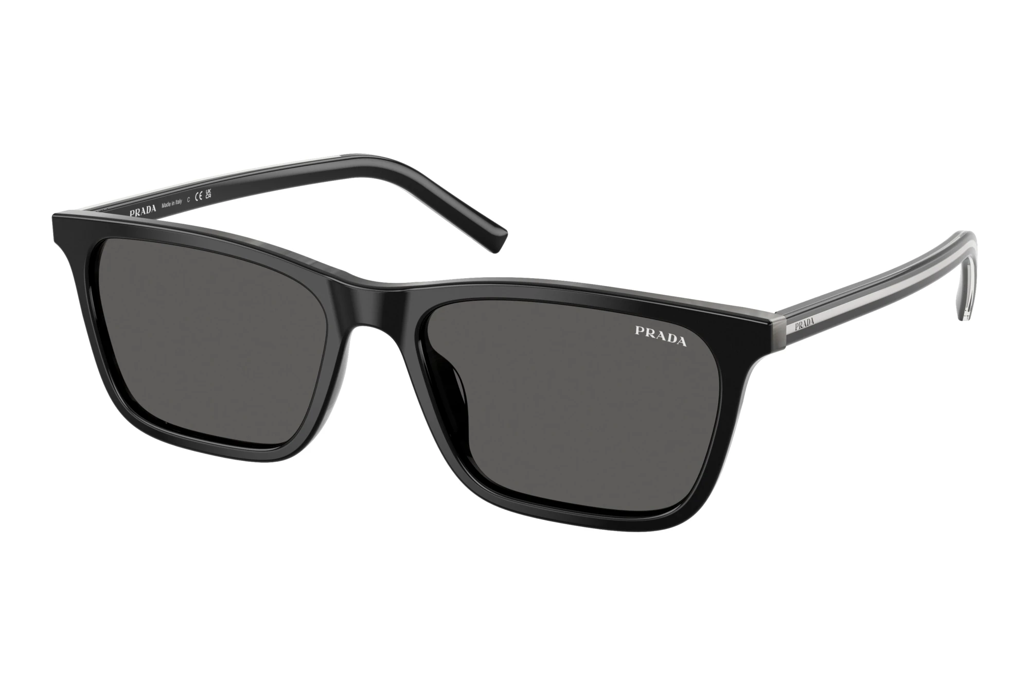 Prada PR D19S 29O20Z Dark GreyBlack/basalt Horn Prada PR D19S 29O20Z Dark GreyBlack/basalt Horn