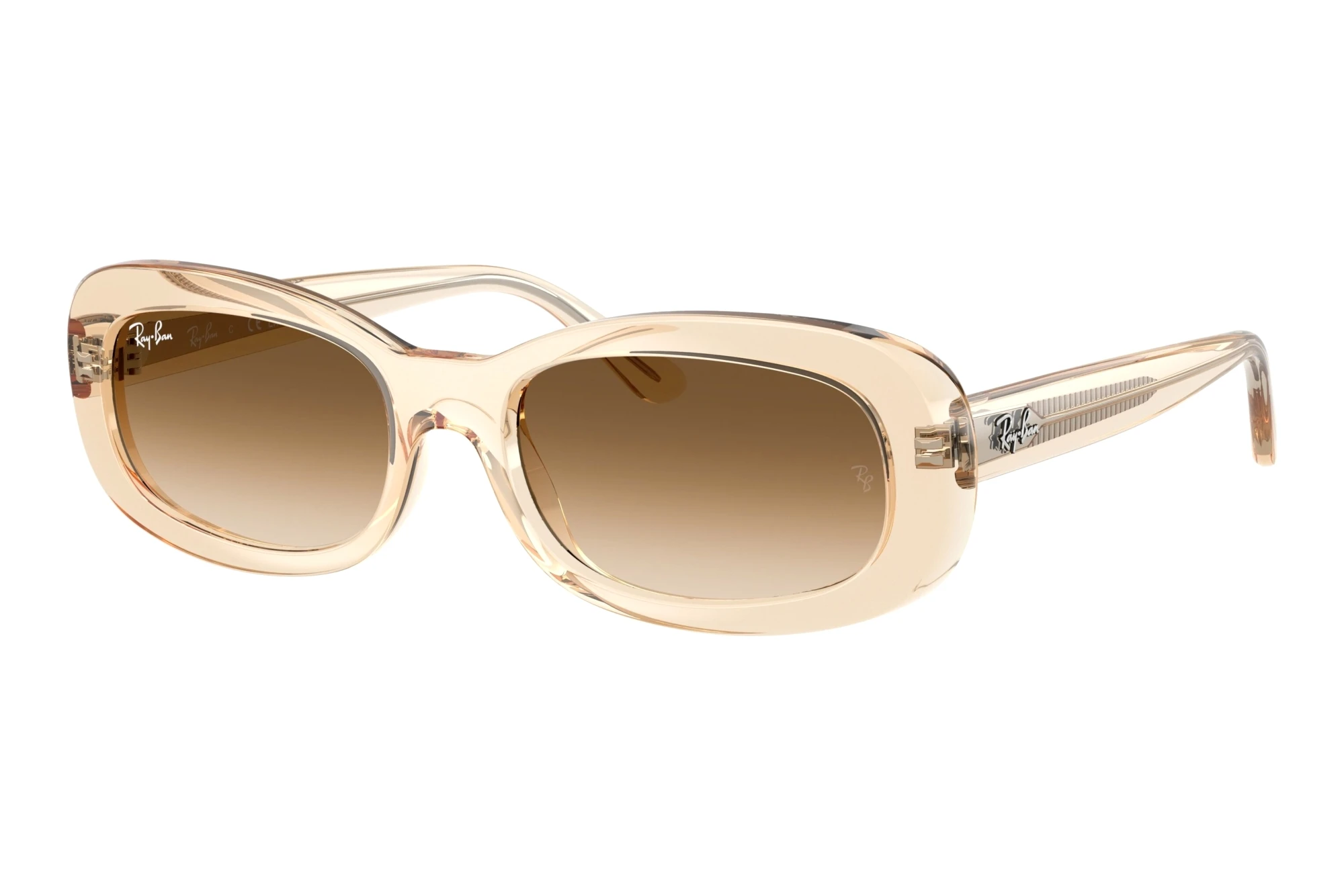 Ray-Ban RB2221 690251 Clear Gradient BrownTransparent Nude Ray-Ban RB2221 690251 Clear Gradient BrownTransparent Nude