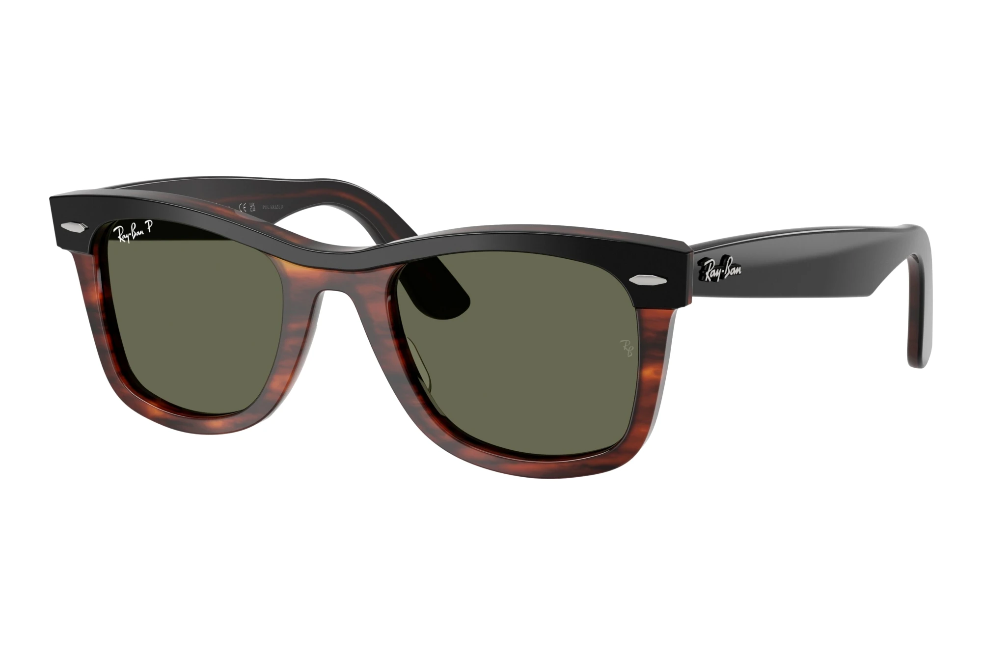 Ray-Ban RB2240 144058 Polarized GreenBlack On Havana Ray-Ban RB2240 144058 Polarized GreenBlack On Havana