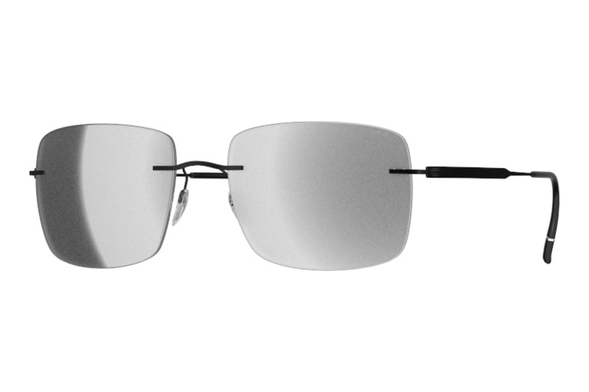 Silhouette 8752 9040 blackSLM Silver Mirror Gradient Silhouette 8752 9040 blackSLM Silver Mirror Gradient