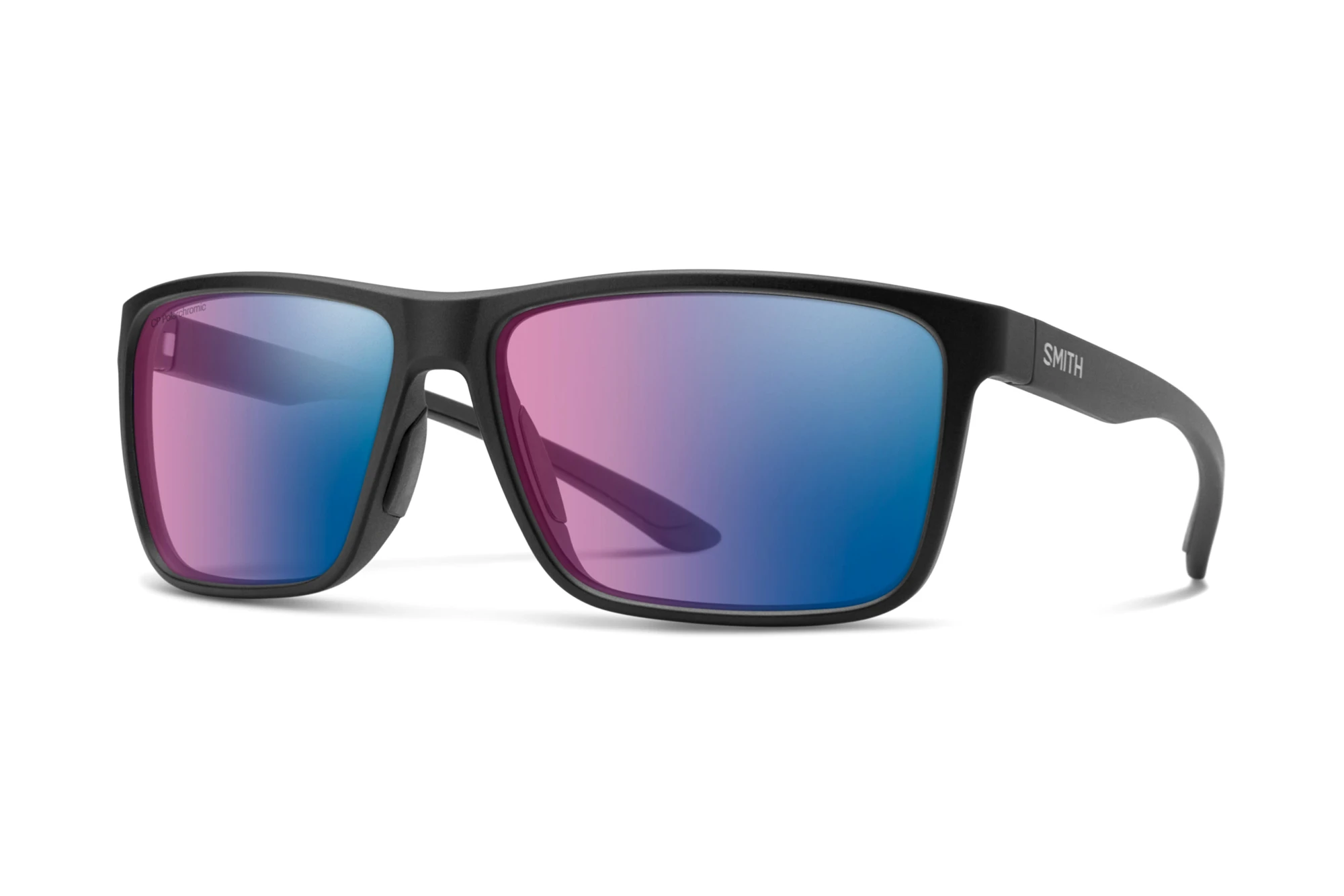 Smith RIPTIDE/S 003/7V BLUE MIRROR PINK POLARIZED FT HCMATTE BLACK Smith RIPTIDE/S 003/7V BLUE MIRROR PINK POLARIZED FT HCMATTE BLACK