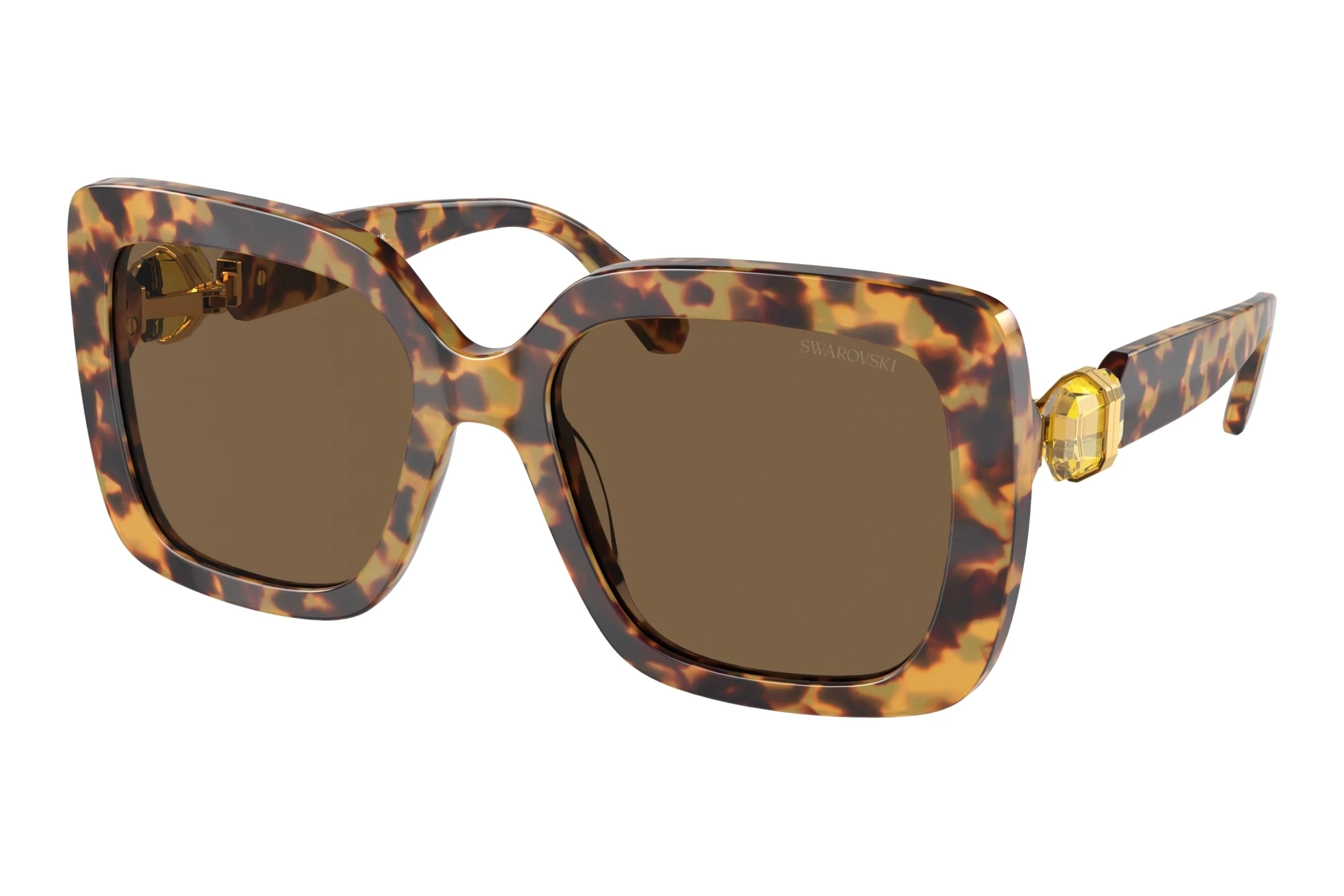 Swarovski SK6001 104073 Dark BrownLight Havana Swarovski SK6001 104073 Dark BrownLight Havana