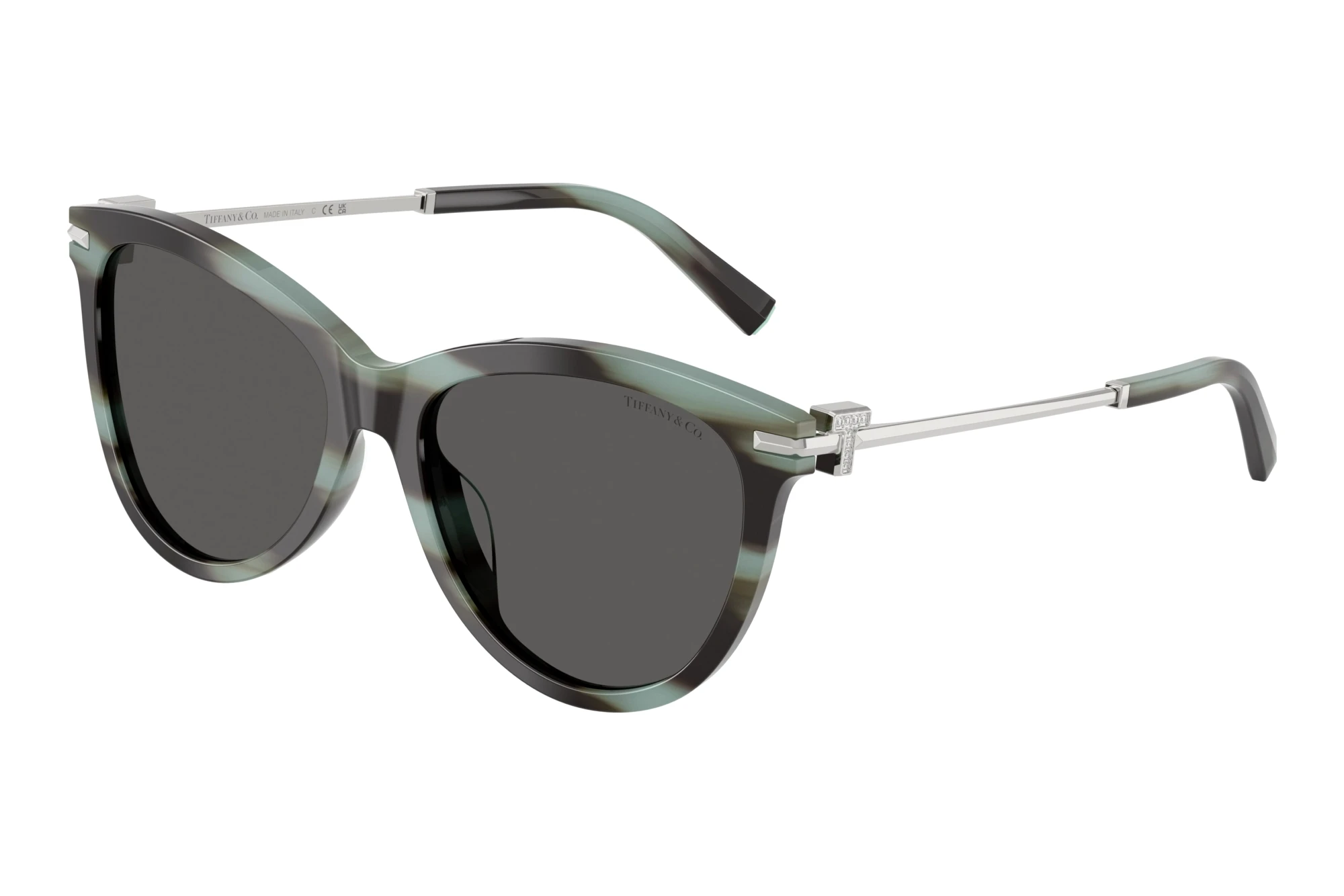 Tiffany TF4258BU 8443S4 Dark GreyStriped Black Tiffany Tiffany TF4258BU 8443S4 Dark GreyStriped Black Tiffany