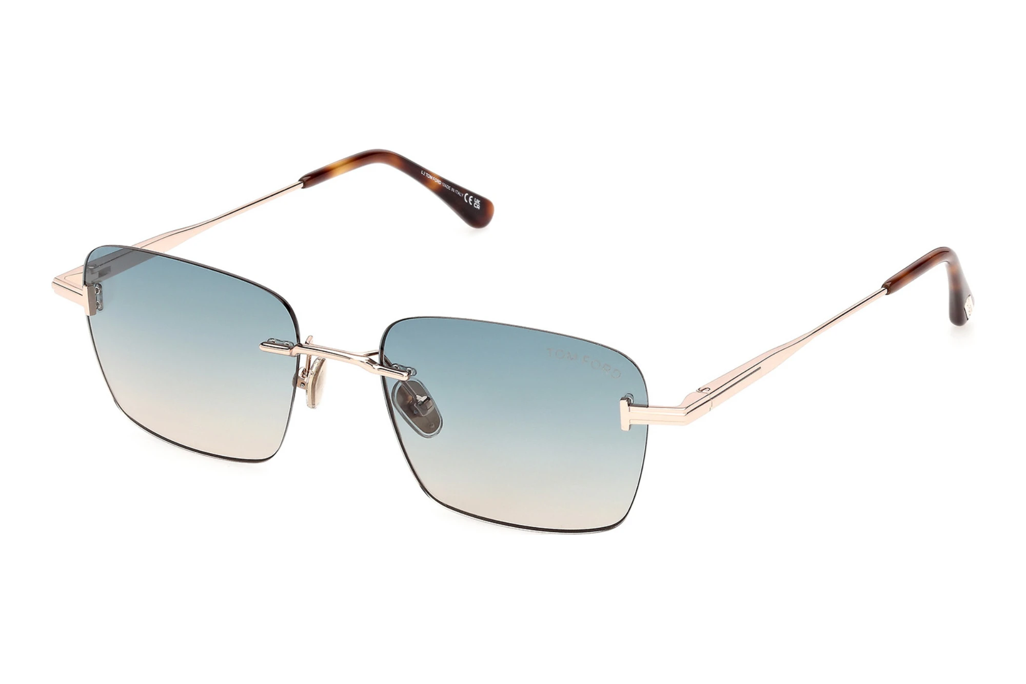 Tom Ford FT1354 28P grün verlaufendGlänzend Rose Gold Tom Ford FT1354 28P grün verlaufendGlänzend Rose Gold