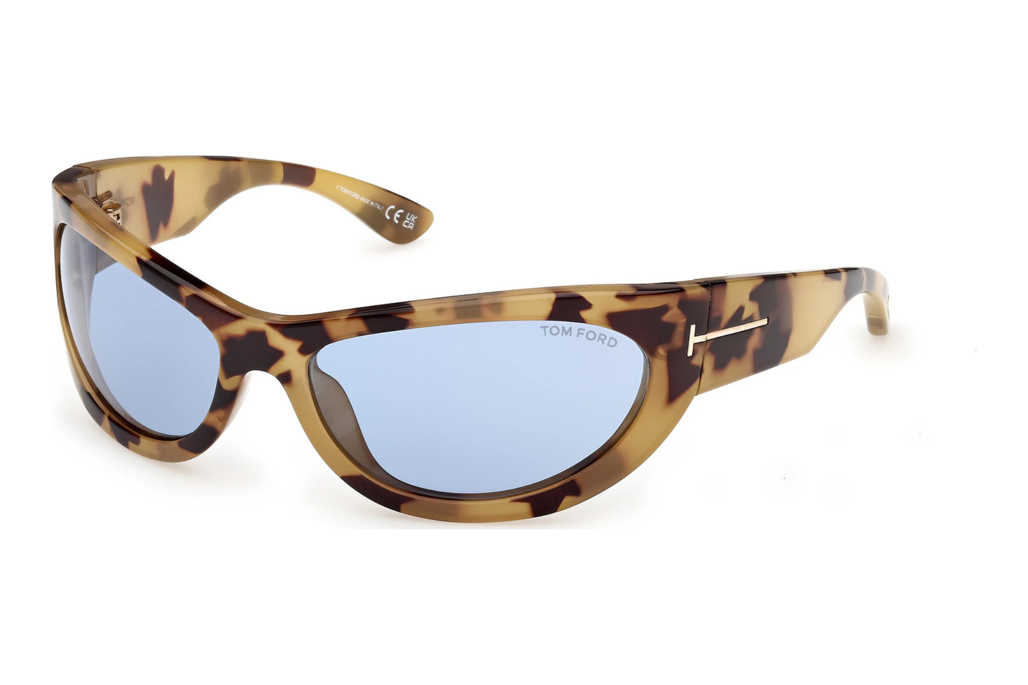 Tom Ford FT1365 56V blauBunt Havanna Tom Ford FT1365 56V blauBunt Havanna