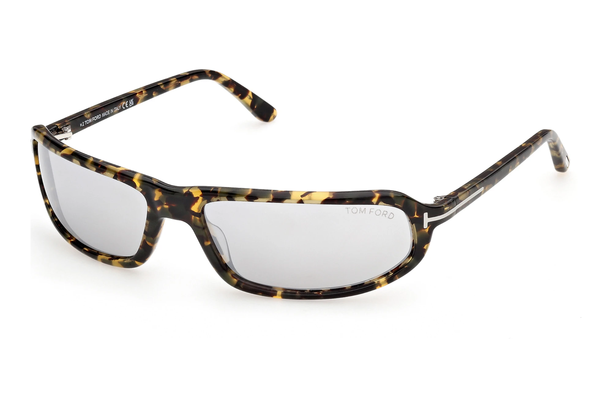 Tom Ford FT1400 55C grau verspiegeltBunt Havanna Tom Ford FT1400 55C grau verspiegeltBunt Havanna