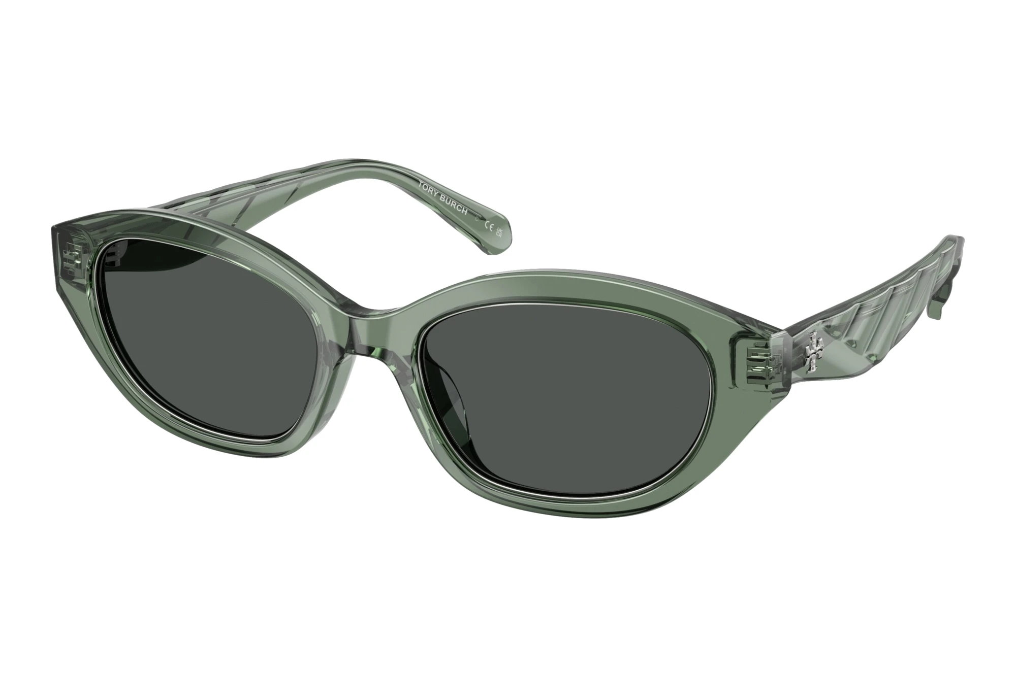 Tory Burch TY7232U 194187 Dark GreyTransparent Sage Tory Burch TY7232U 194187 Dark GreyTransparent Sage